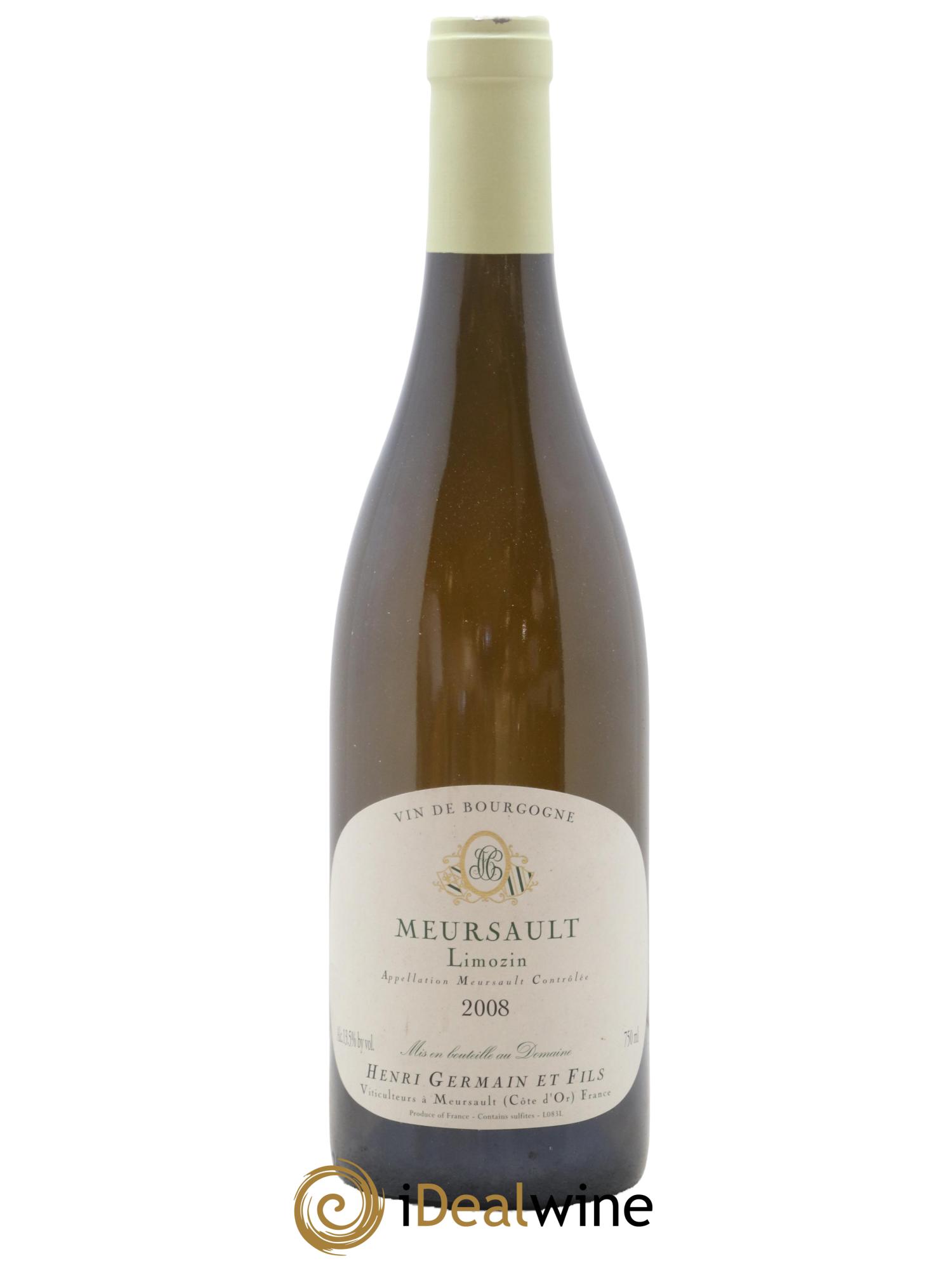 Meursault Limozin Henri Germain 2008 - Lot de 1 bouteille - 0