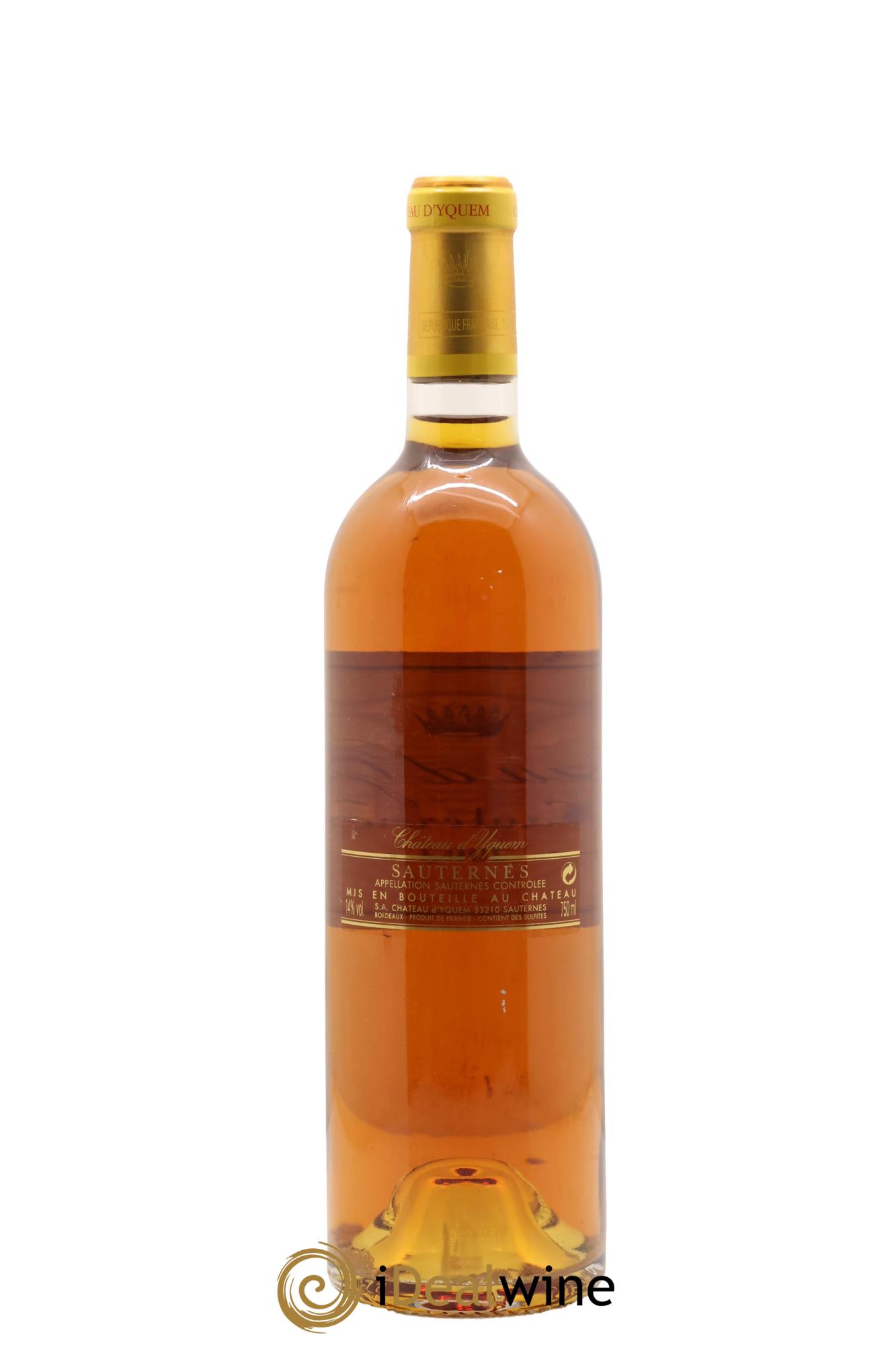 Château d' Yquem 1er Cru Classé Supérieur 2003 - Lot de 1 bouteille - 1