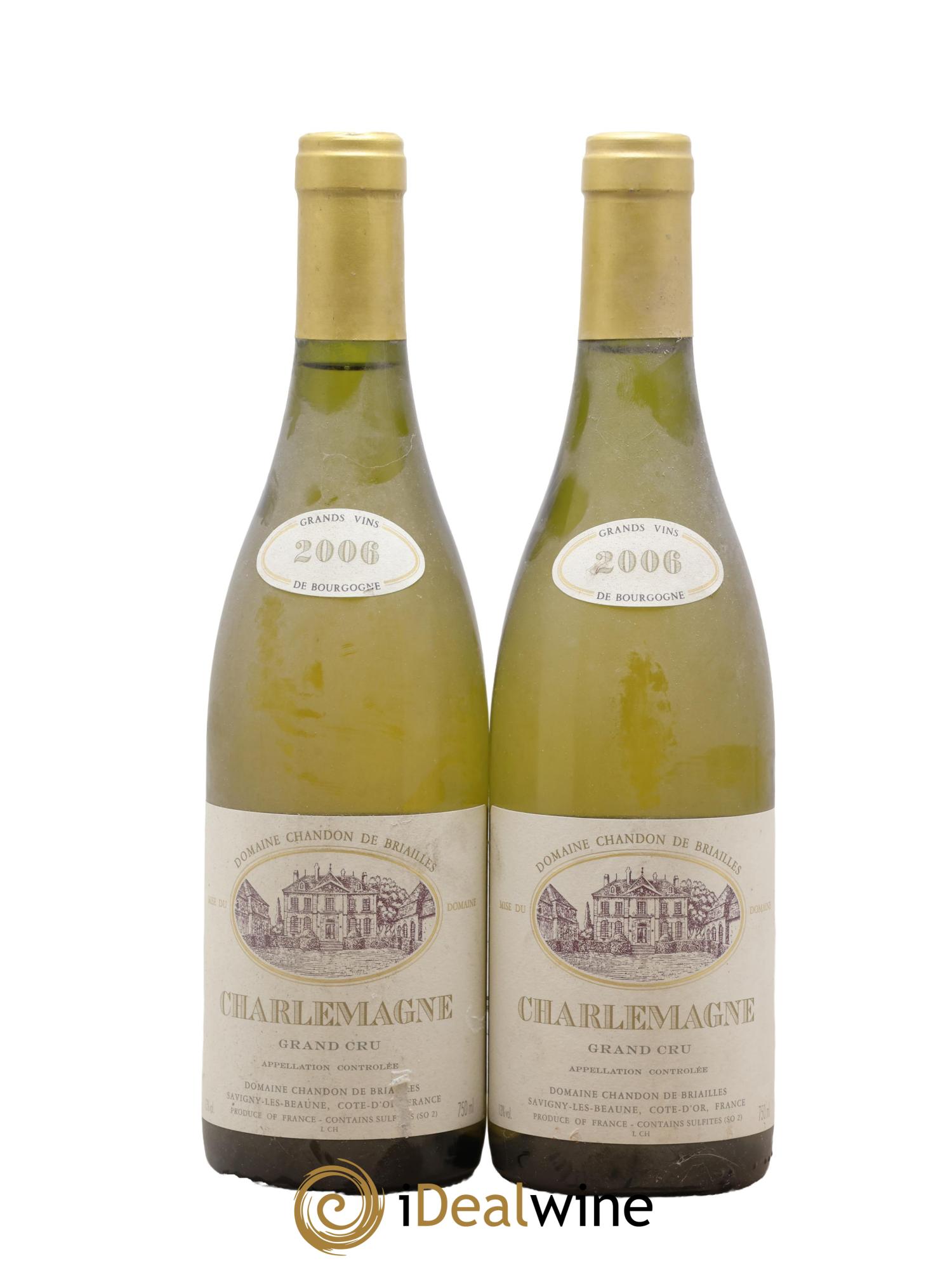 Corton-Charlemagne Grand Cru Chandon de Briailles 2006 - Posten von 2 Flaschen - 0