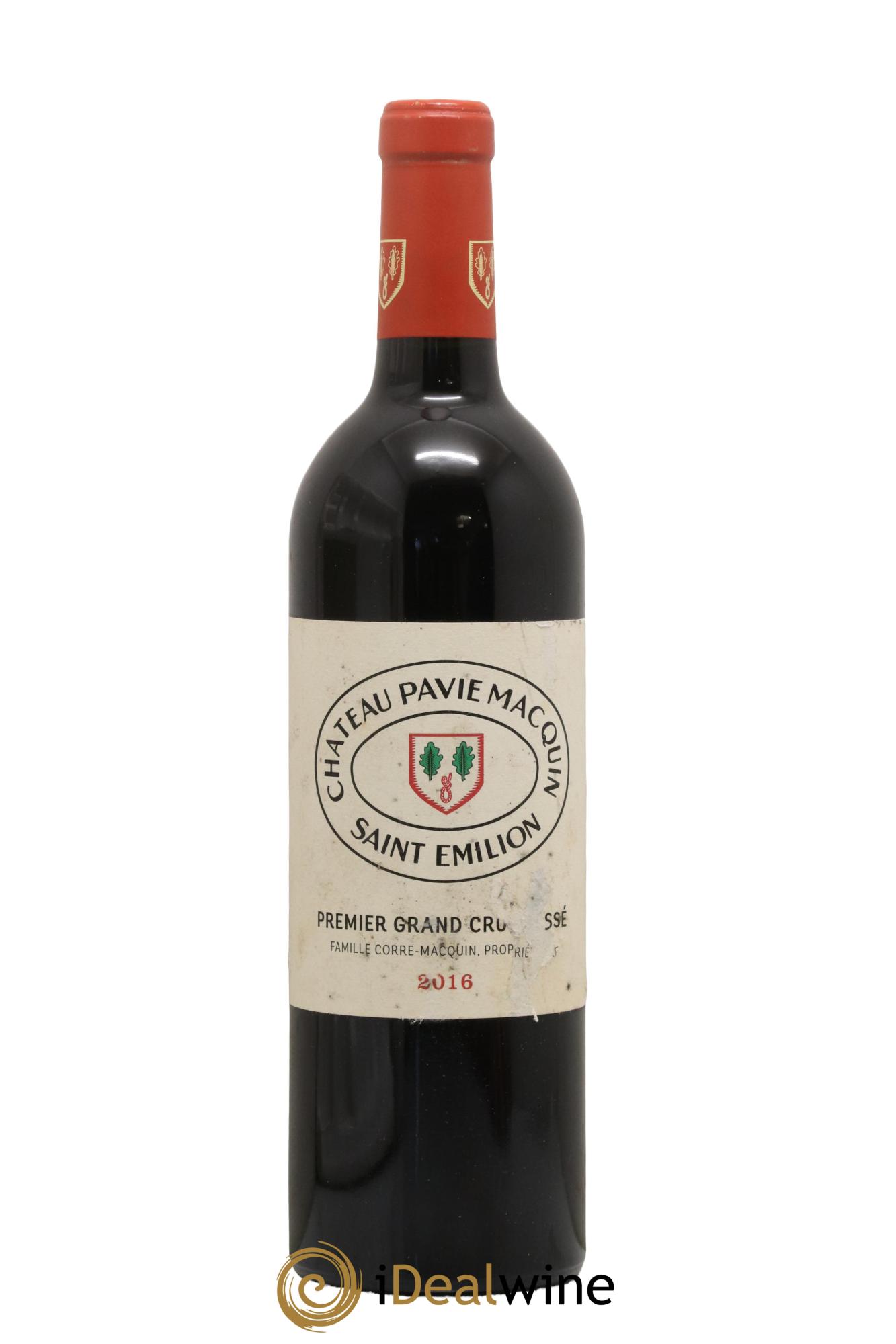 Château Pavie Macquin 1er Grand Cru Classé B 2016 - Lot de 1 bouteille - 0