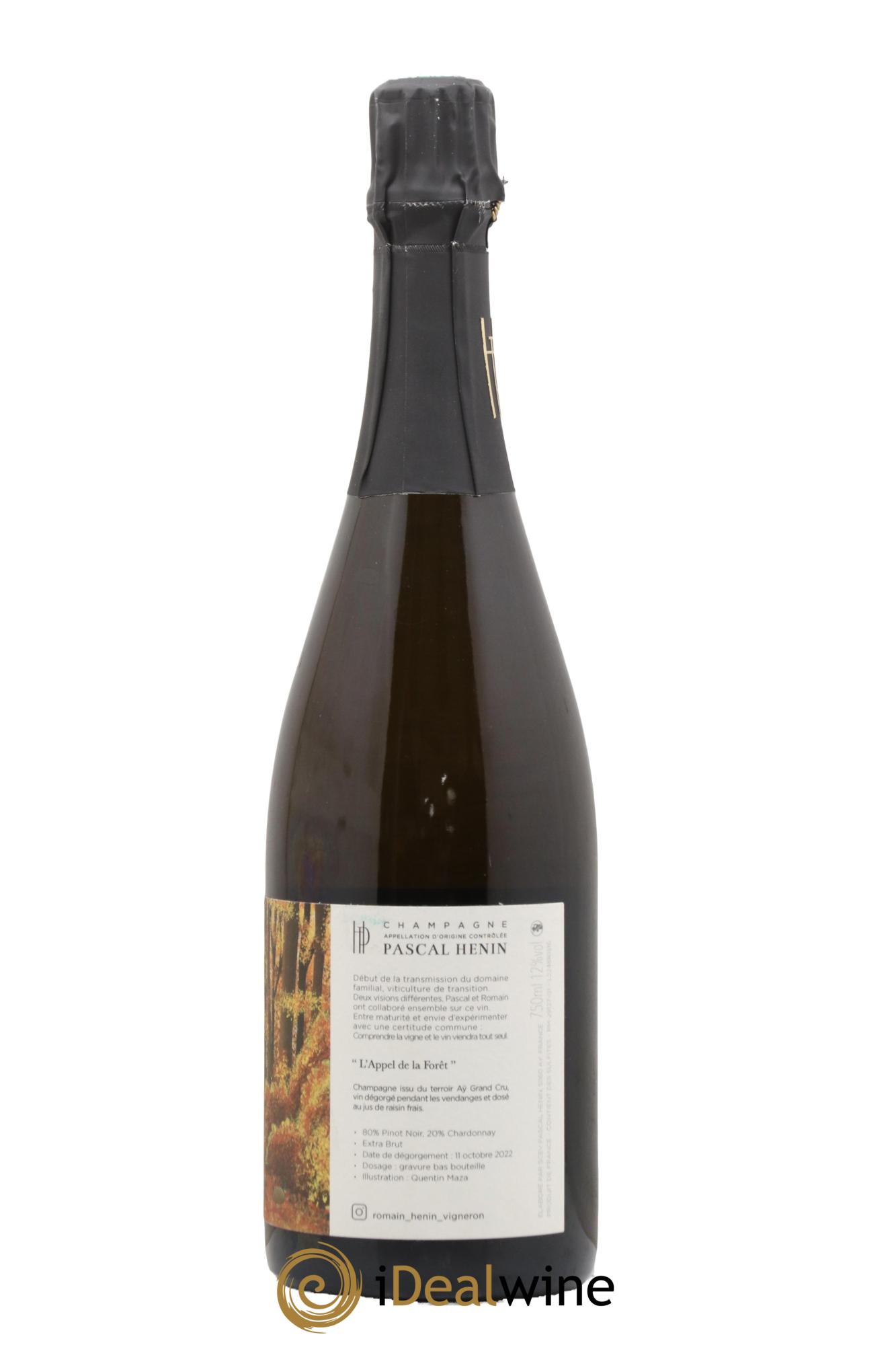 L'Appel de la Fôret Romain Henin - Lot de 1 bouteille - 1