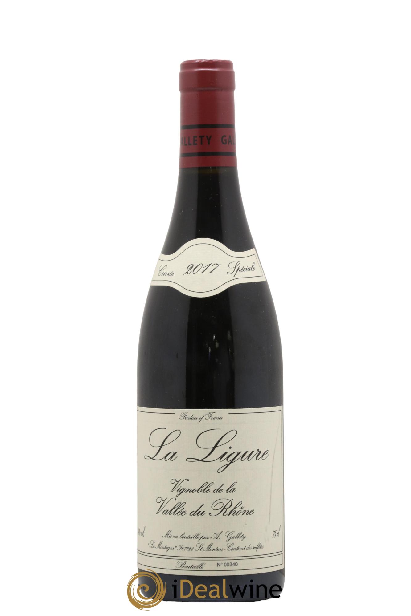 Côtes du Vivarais La Ligure Gallety (Domaine) 2017 - Lot de 1 bouteille - 0