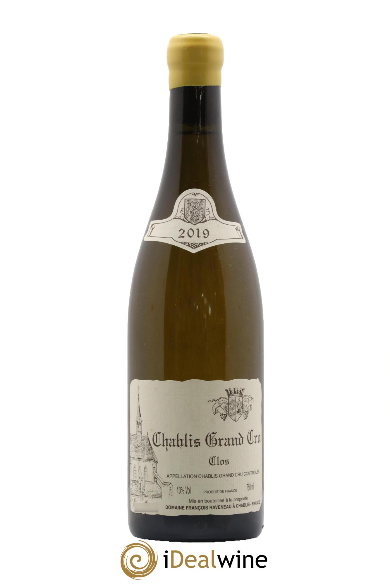 Chablis Grand Cru Clos Raveneau (Domaine) 2019 - Lot de 1 bouteille - 0