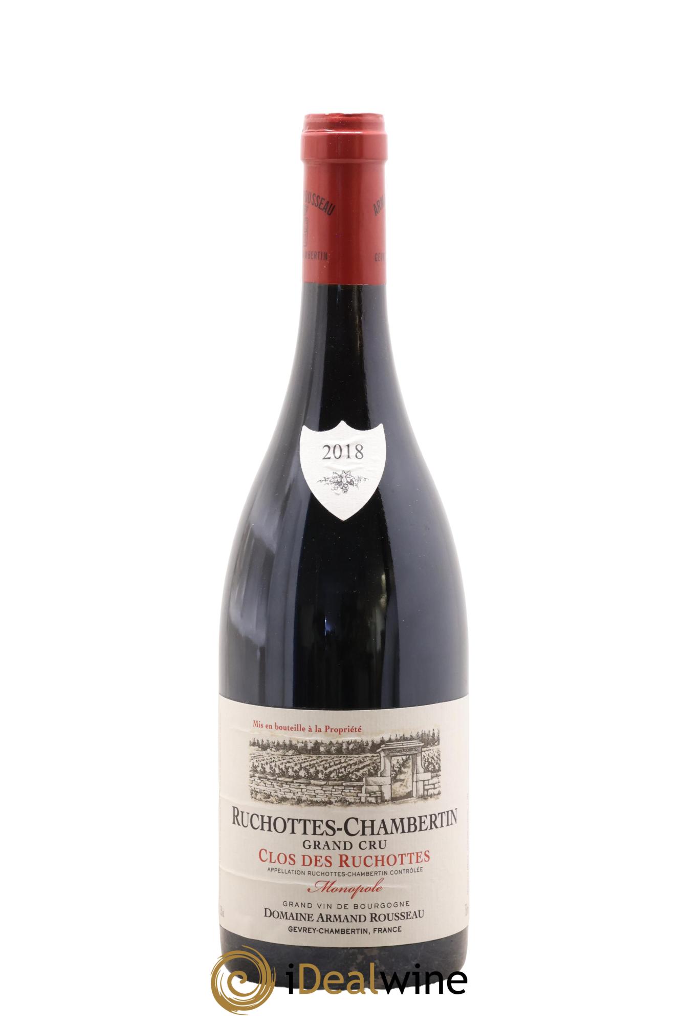 Ruchottes-Chambertin Grand Cru Clos des Ruchottes Armand Rousseau (Domaine) 2018 - Lot de 1 bouteille - 0