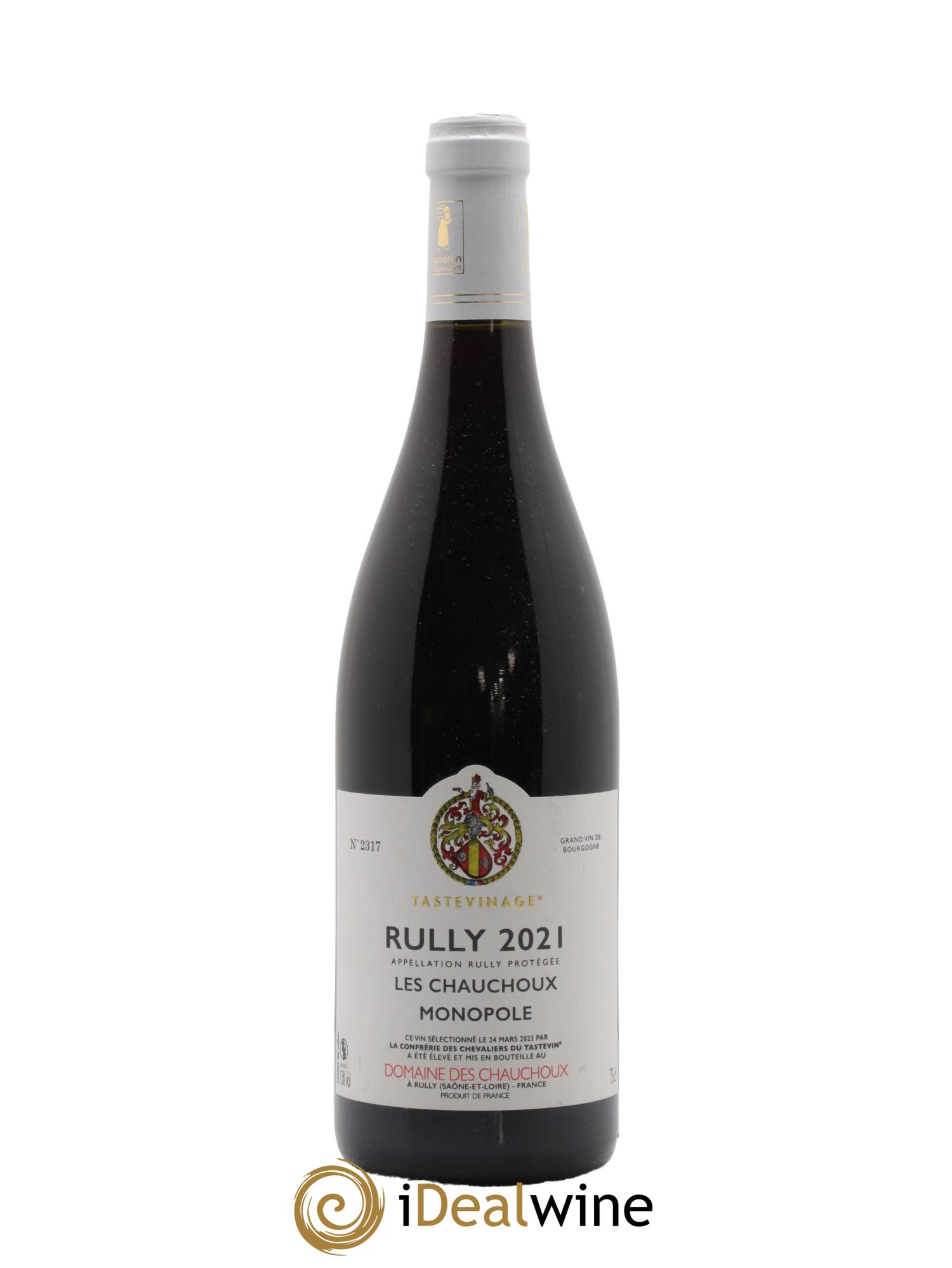 Rully Les Chauchoux Domaine des Chauchoux 2021 - Lot de 1 bouteille - 0