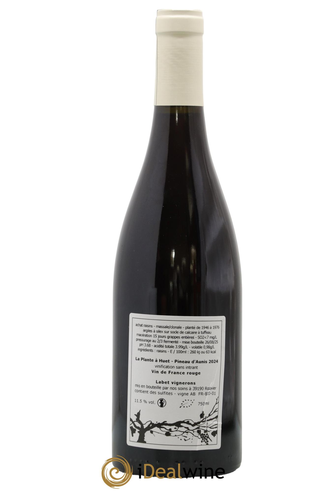 Vin de France Pinot d'Aunis La Plante à Huet Domaine Labet 2024 - Posten von 1 Flasche - 1