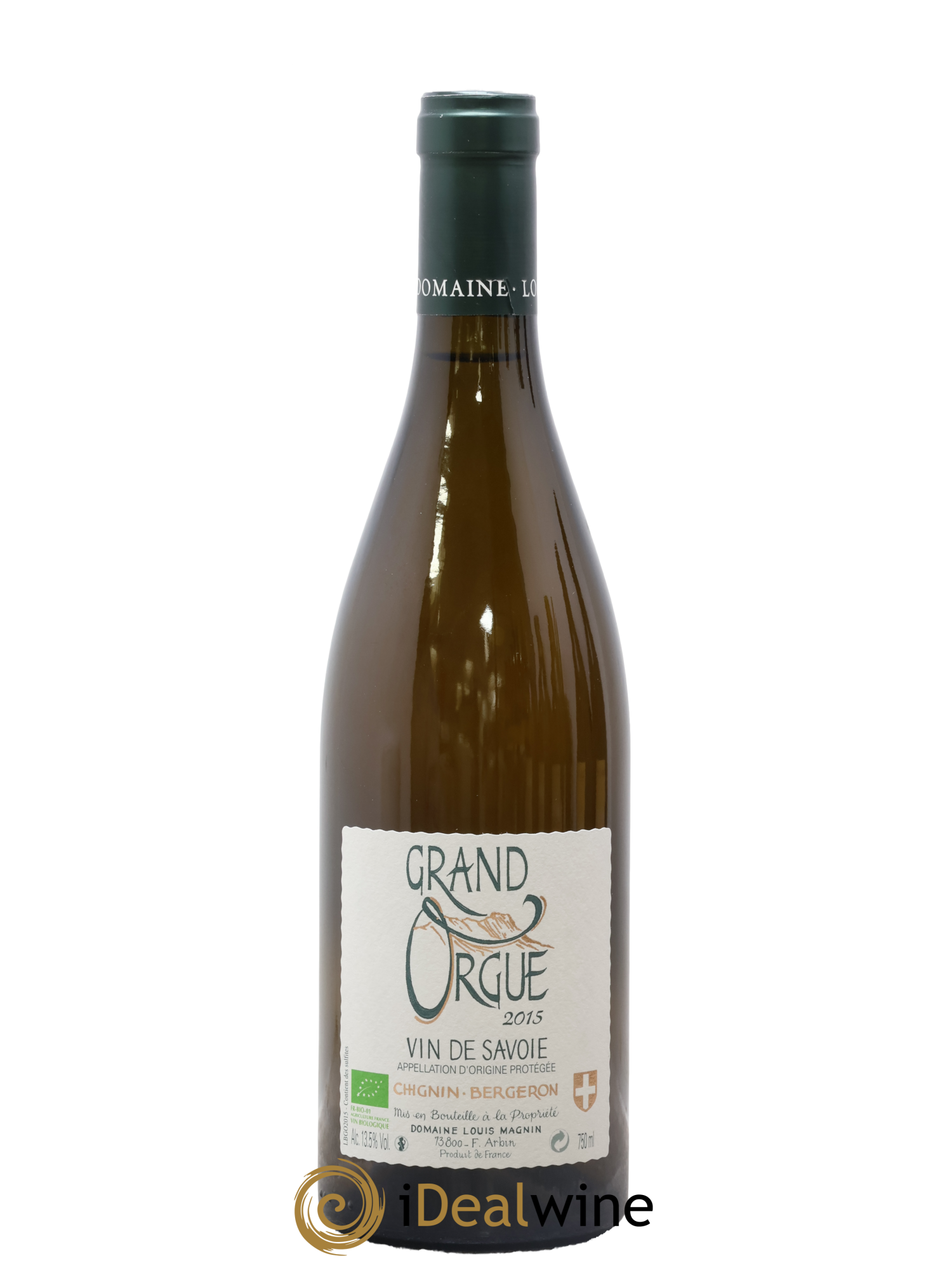 Vin de Savoie Chignin-Bergeron Grand Orgue Louis Magnin 2015 - Lot de 1 bouteille - 0