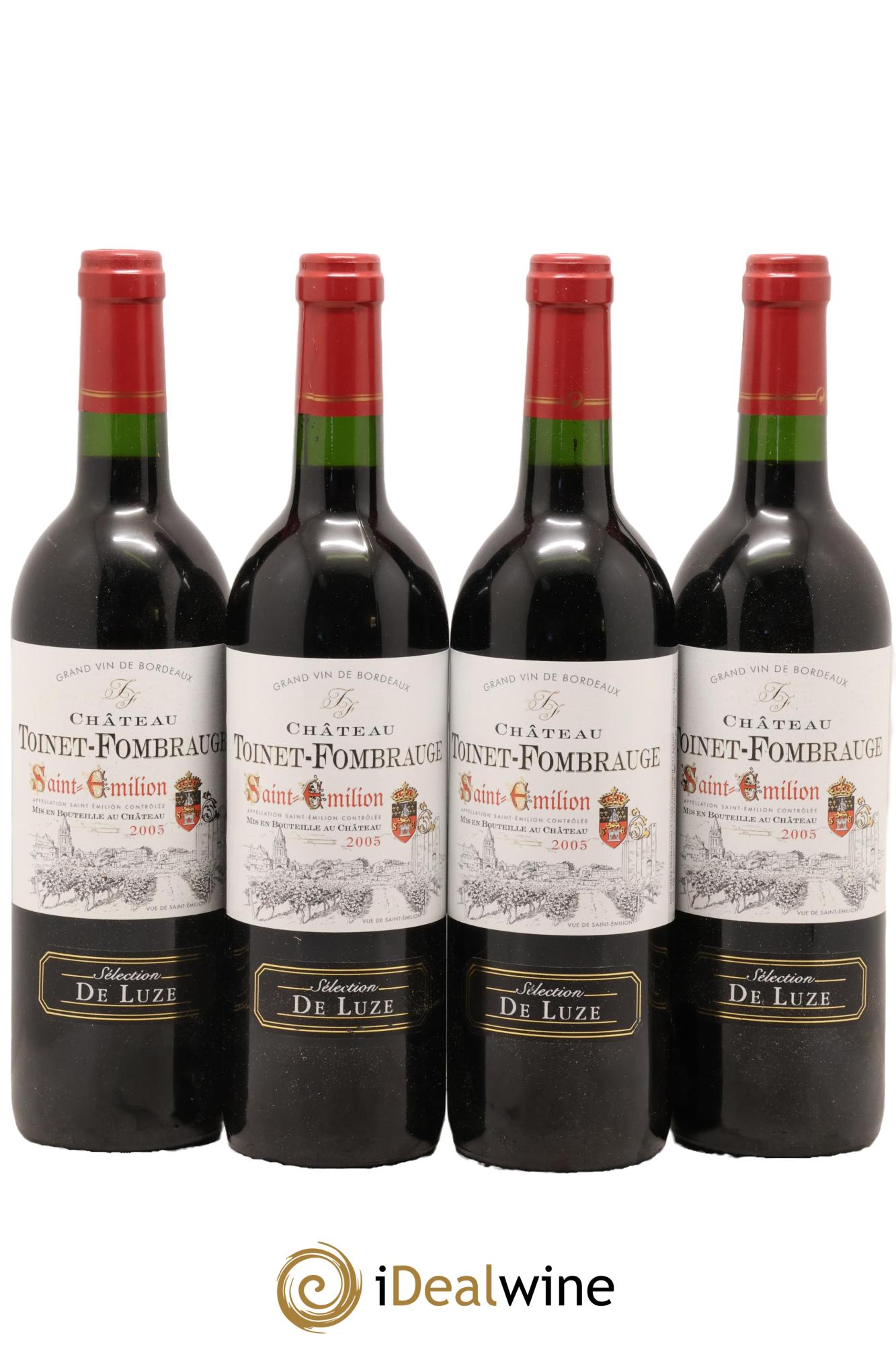 Saint-Émilion Château Toinet-Fombrauge 2005 - Lot de 4 bouteilles - 0