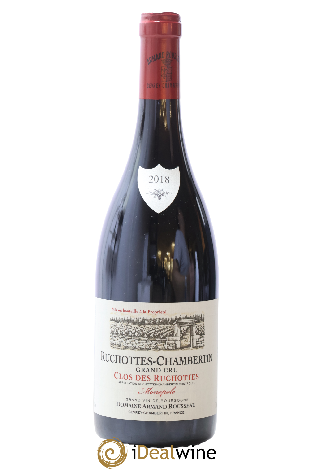 Ruchottes-Chambertin Grand Cru Clos des Ruchottes Armand Rousseau (Domaine) 2018 - Lot de 1 bouteille - 0