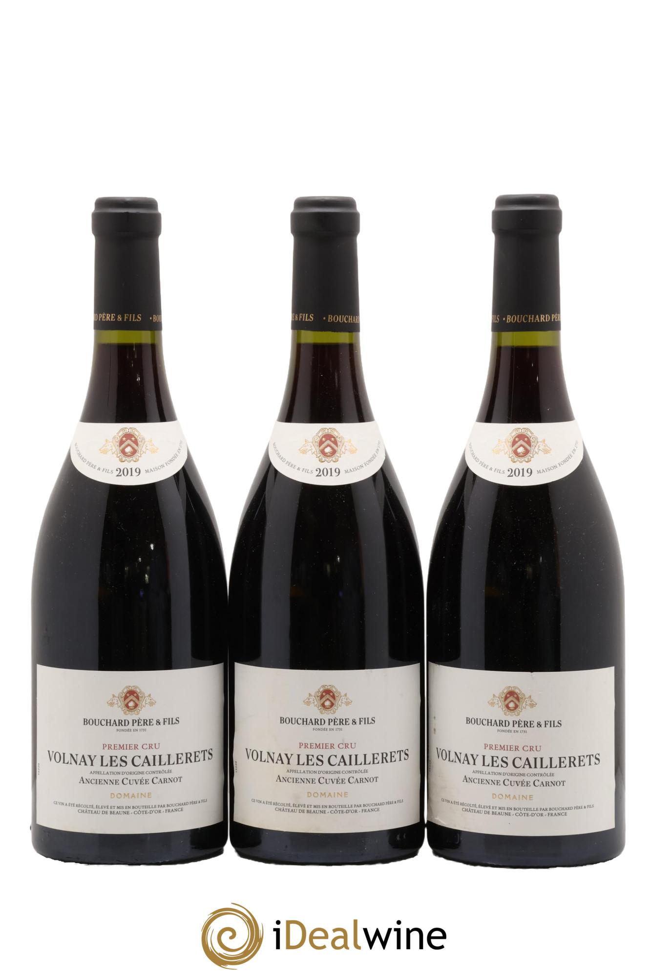 Volnay 1er Cru Caillerets - Ancienne Cuvée Carnot Bouchard Père & Fils 2019 - Lot de 3 bouteilles - 0