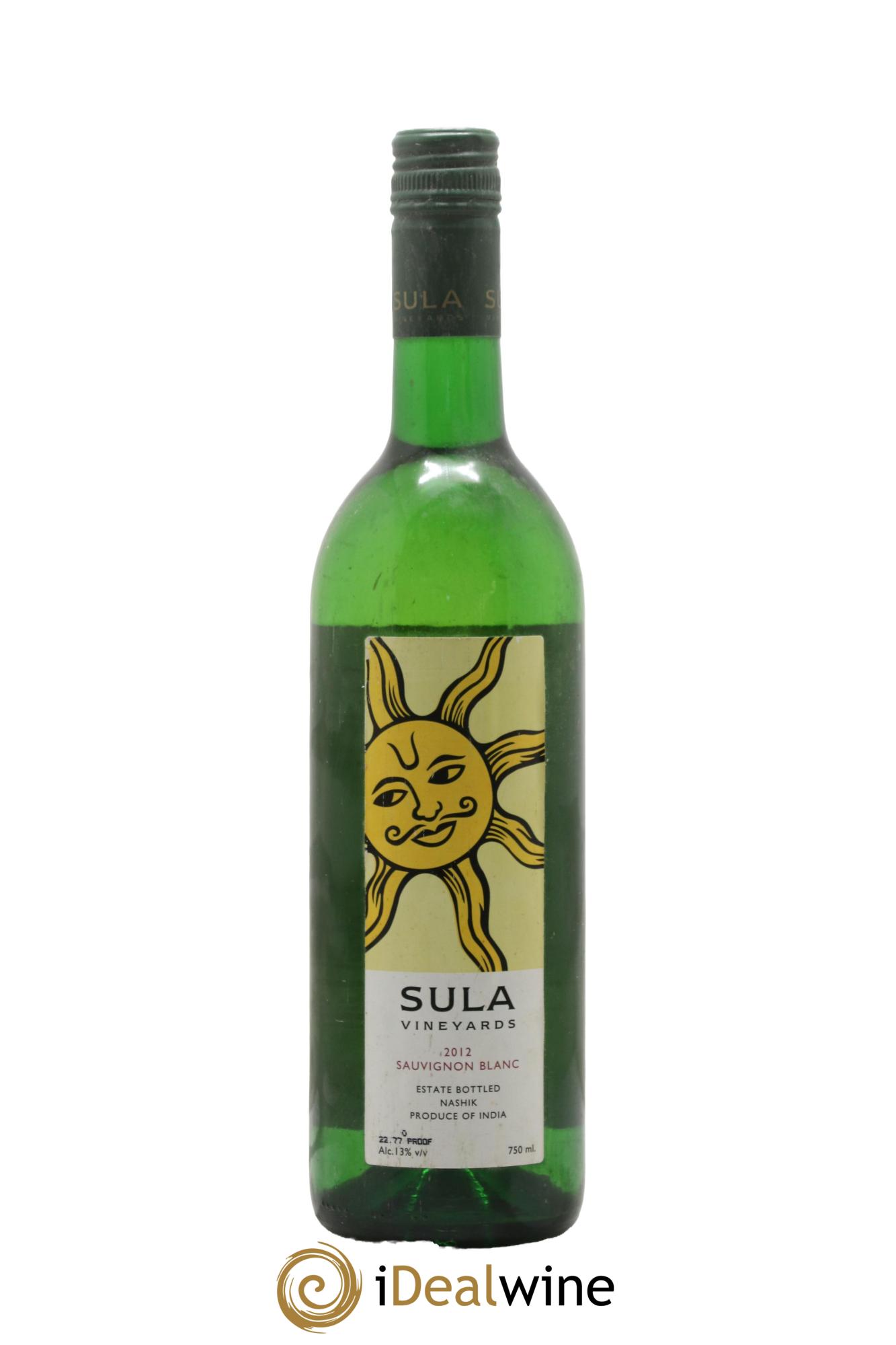 Vins Etrangers India Sauvignon Blanc Sula Vineyard 2012 - Lot de 1 bouteille - 0