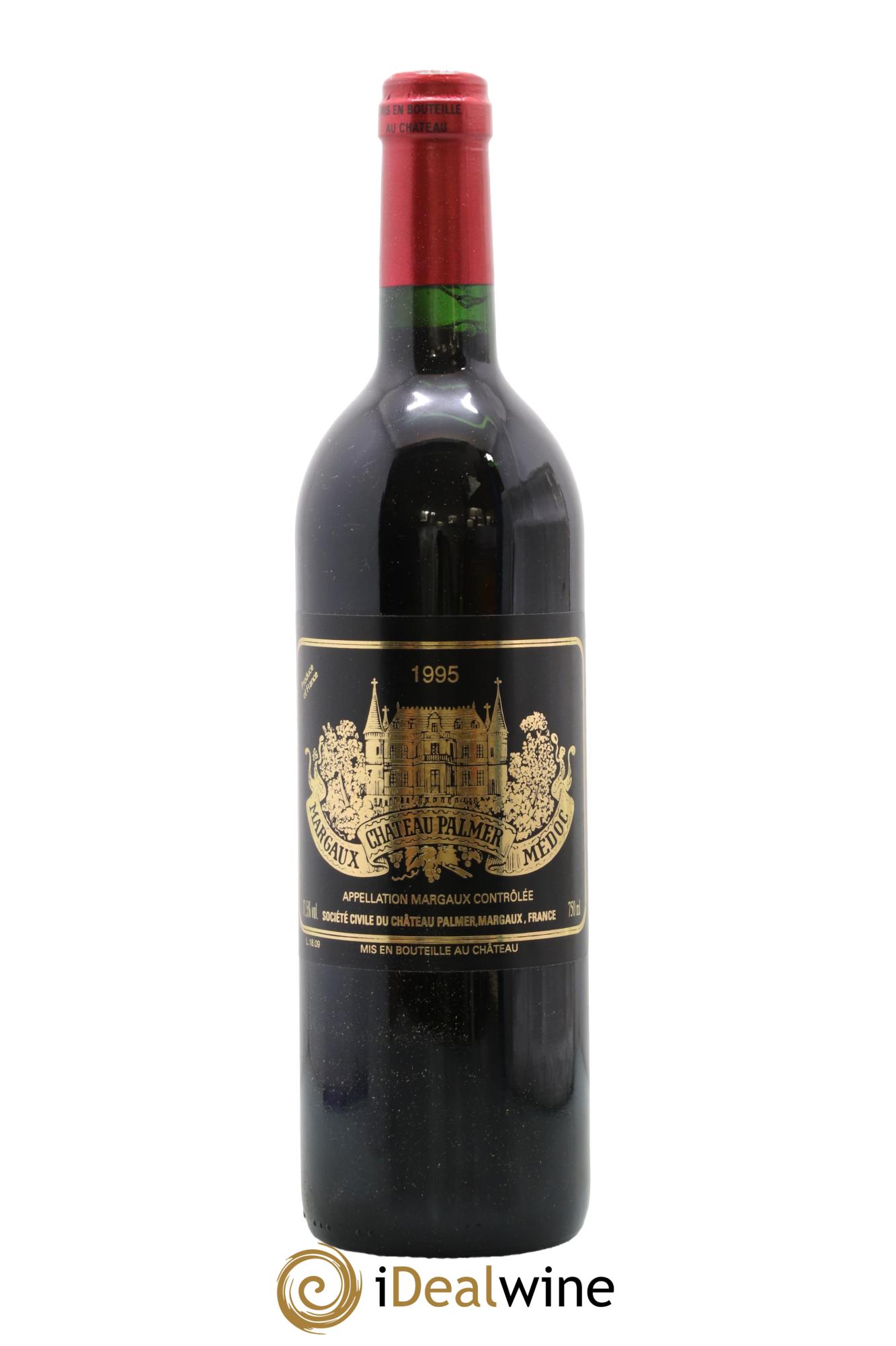 Château Palmer 3ème Grand Cru Classé 1995 - Lot de 1 bouteille - 0