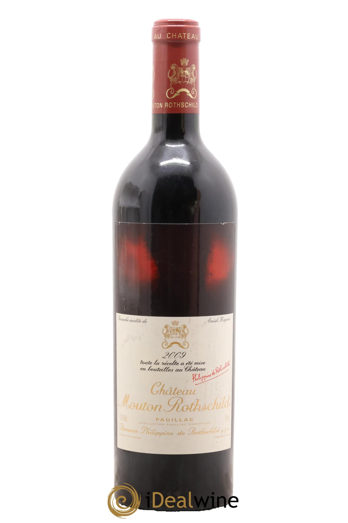 Château Mouton Rothschild 1er Grand Cru Classé 2009 - Lot de 1 bouteille - 0