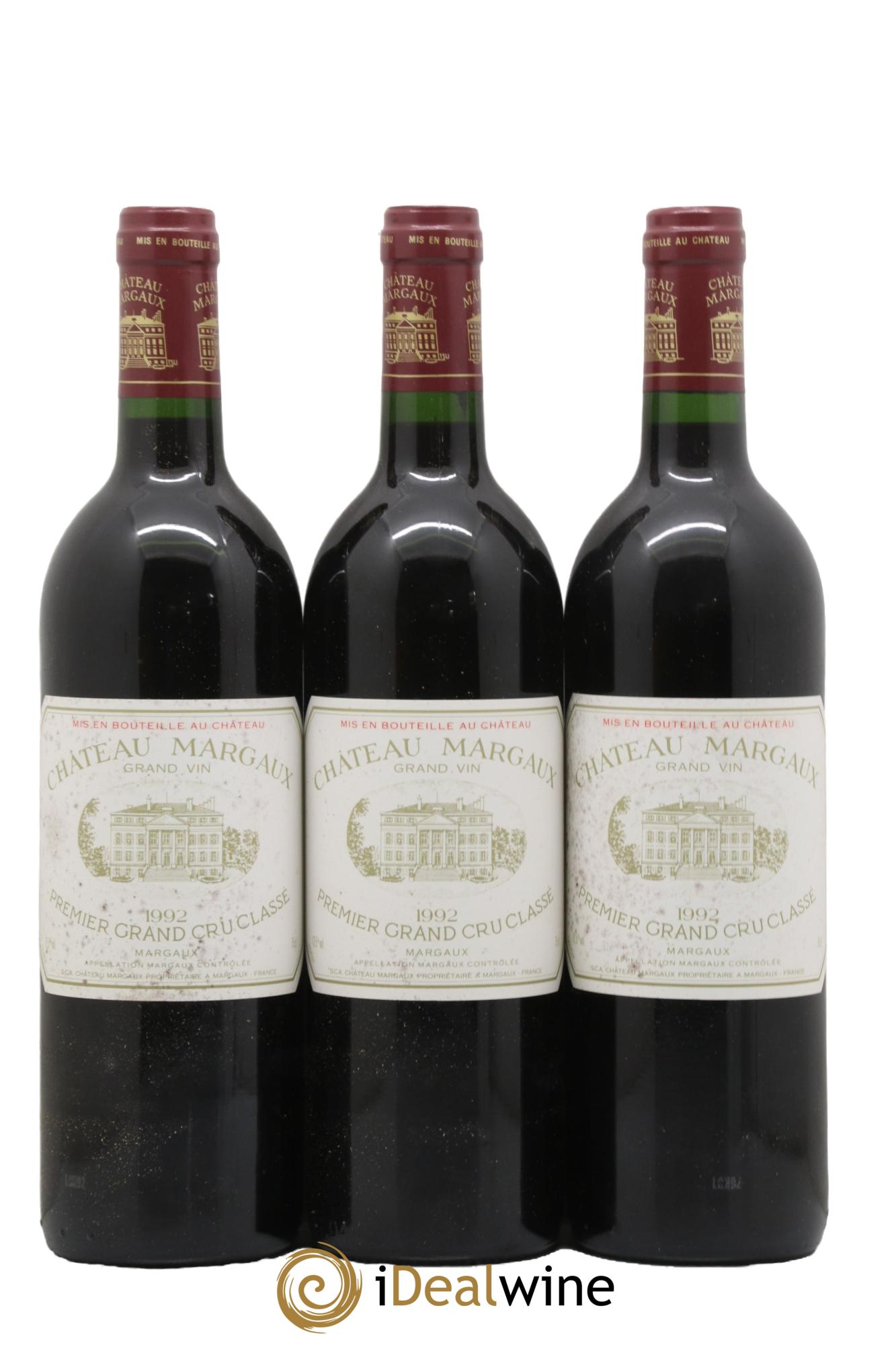 Château Margaux 1er Grand Cru Classé 1992 - Lot of 12 bottles - 3