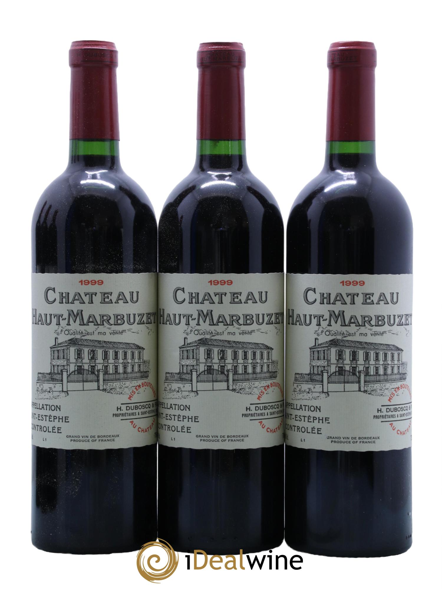 Château Haut Marbuzet 1999 - Lot de 12 bouteilles - 3
