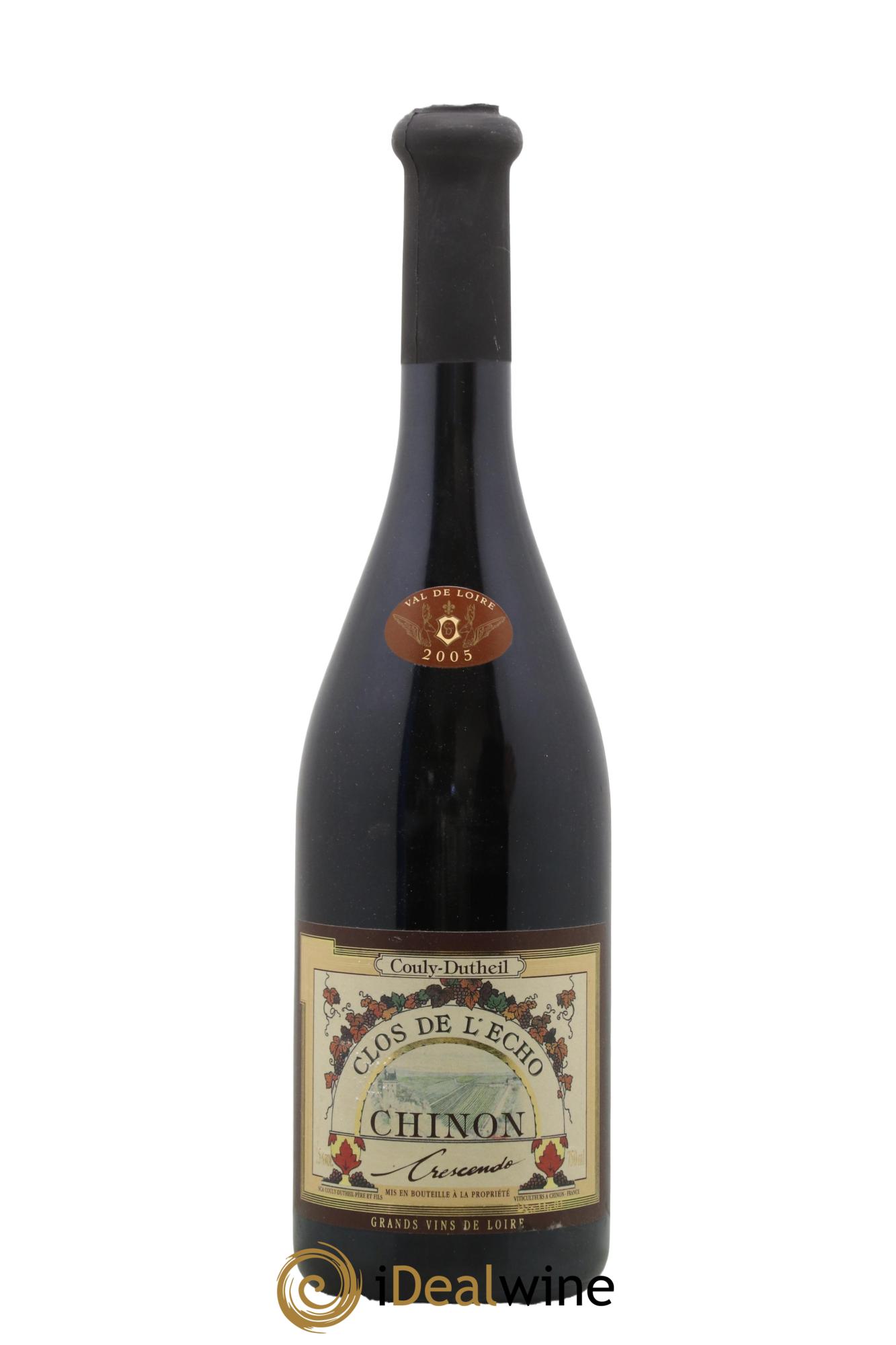 Chinon Clos de l'Echo Couly-Dutheil 2005 - Lot de 1 bouteille - 0
