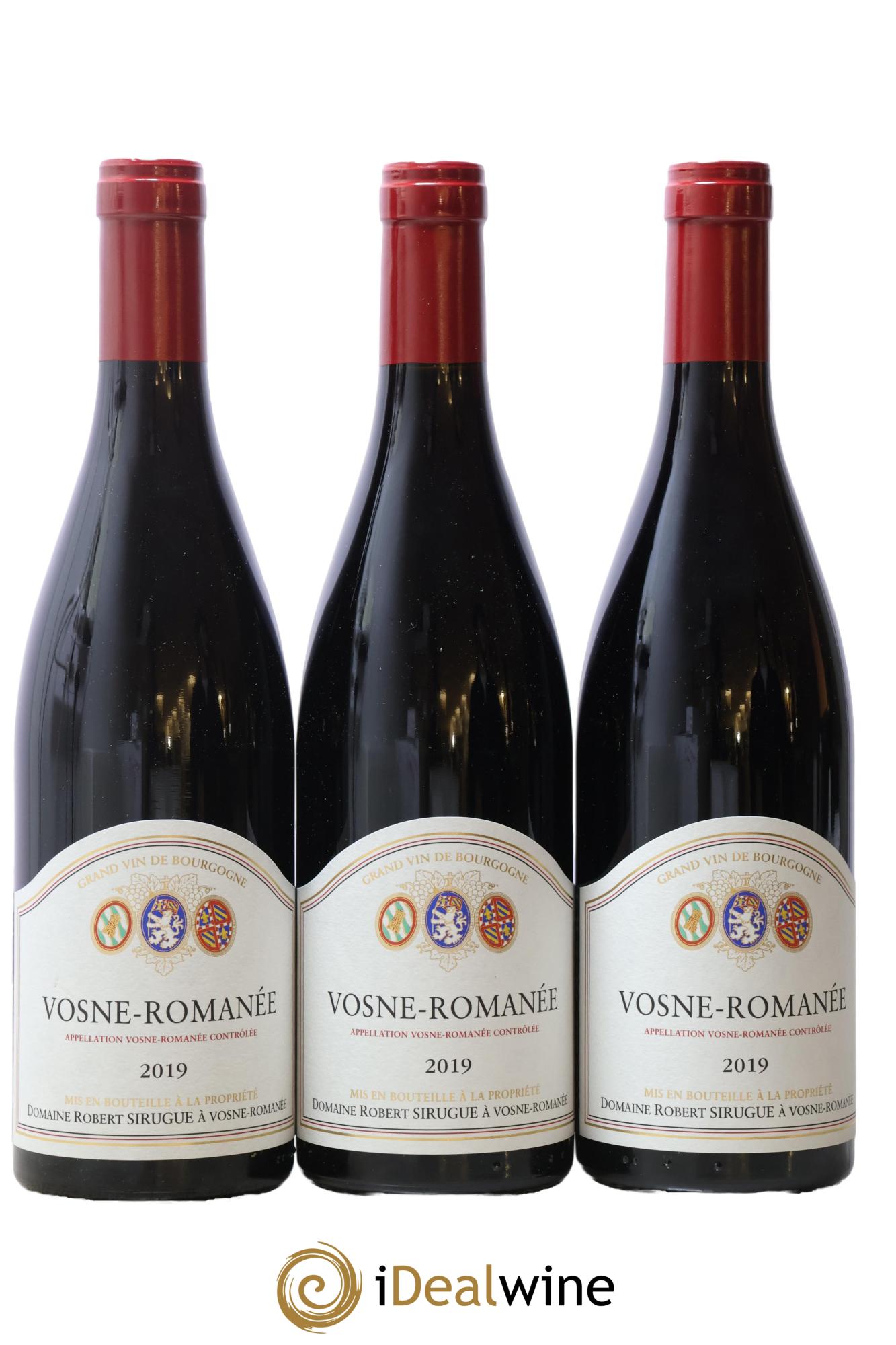 Vosne-Romanée Robert Sirugue (Domaine) 2019 - Lot de 3 bouteilles - 0