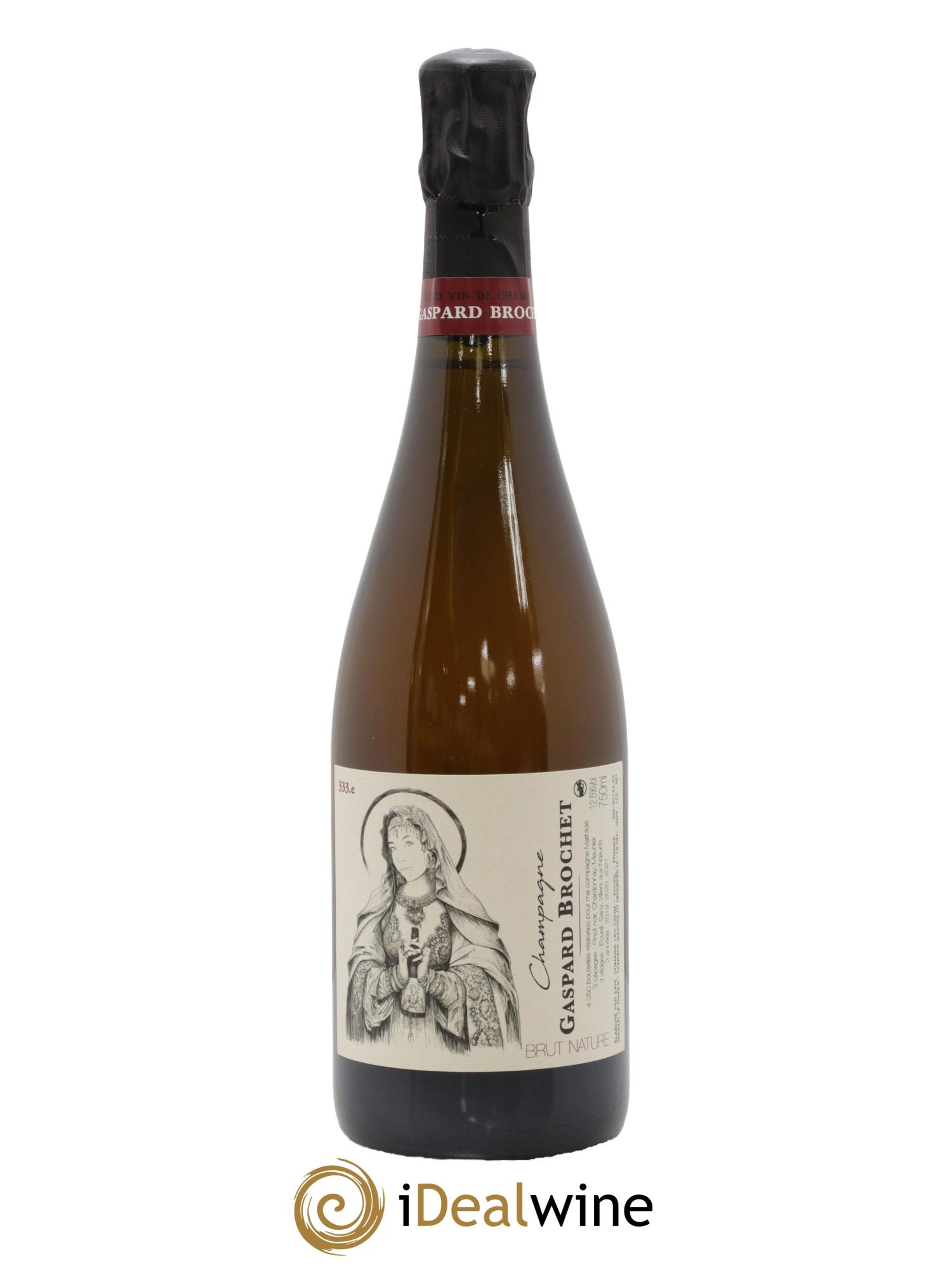333.e Brut Nature Gaspard Brochet 333e Gaspard brochet - Lot de 1 bouteille - 0