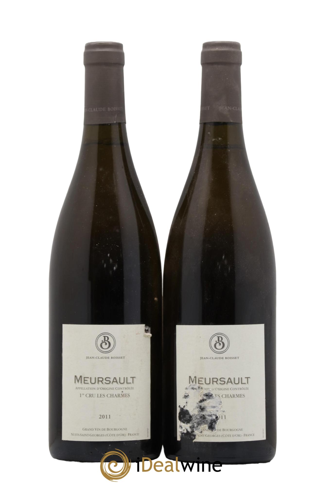 Meursault 1er Cru Charmes Jean Claude Boisset 2011 - Lot de 2 bouteilles - 0