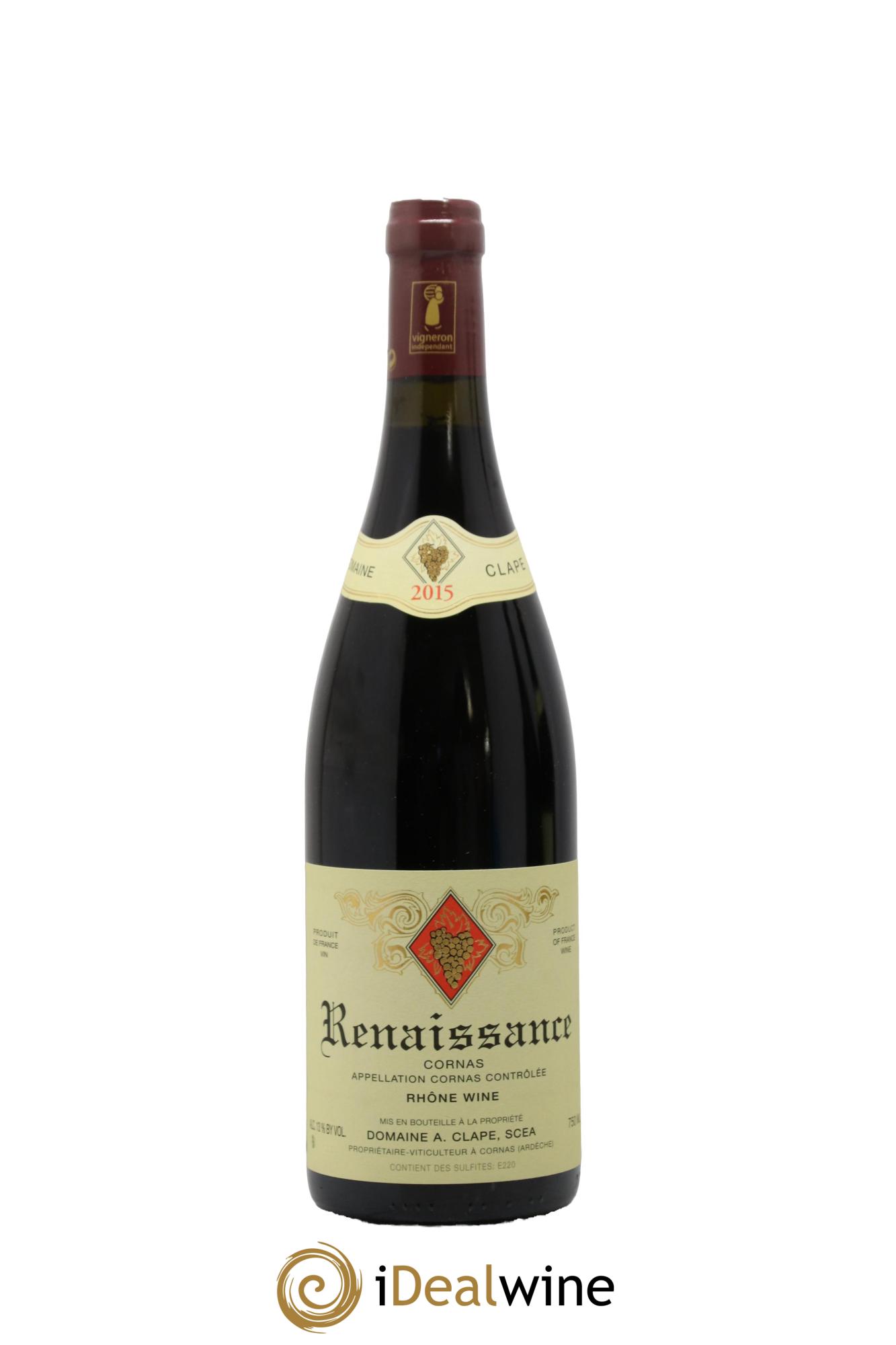 Cornas Renaissance Auguste Clape 2015 - Lotto di 1 bottiglia - 0