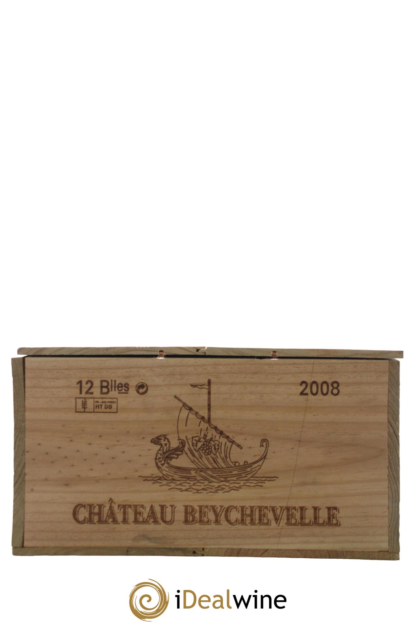 Château Beychevelle 4ème Grand Cru Classé 2008 - Lot de 12 bouteilles - 1
