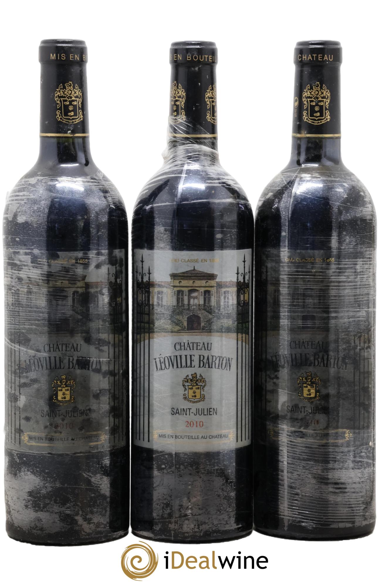 Château Léoville Barton 2ème Grand Cru Classé 2010 - Lot de 3 bouteilles - 0