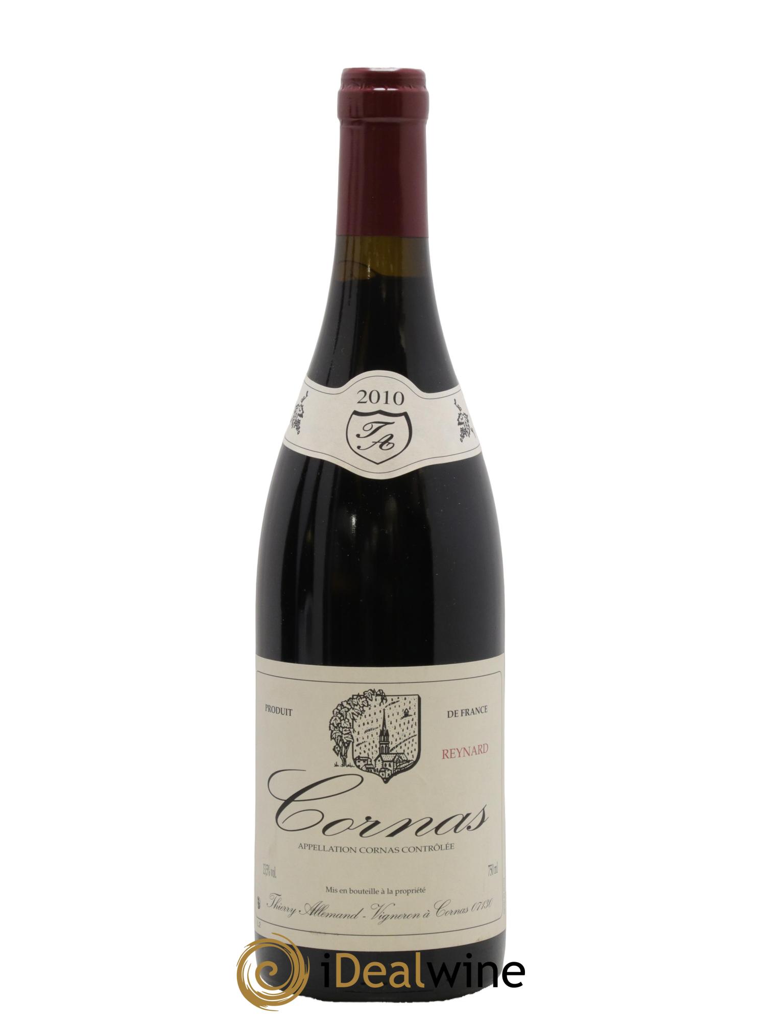Cornas Reynard Thierry Allemand 2010 - Lot de 1 bouteille - 0