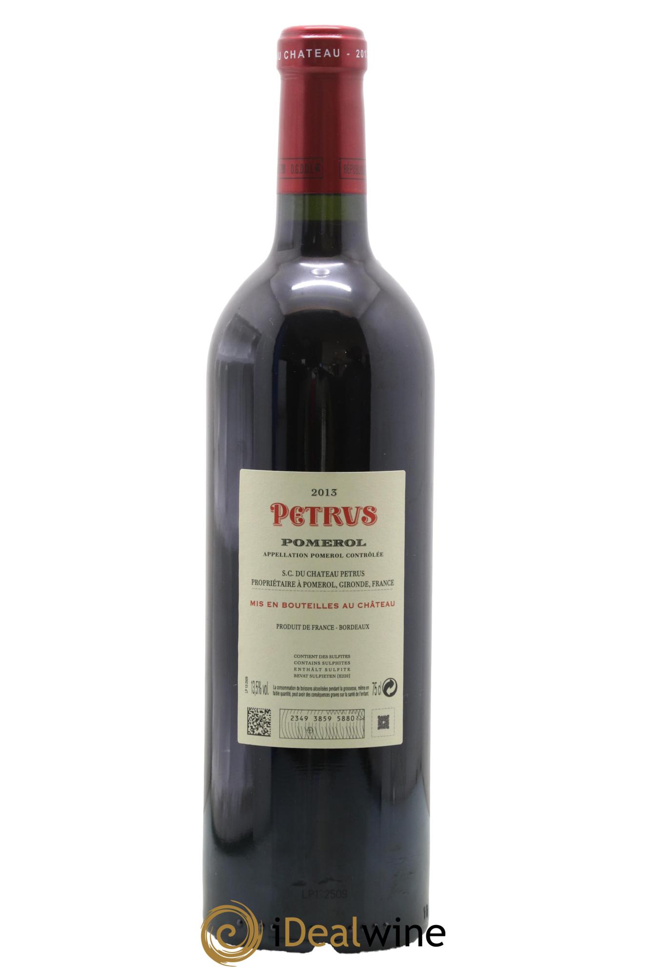 Petrus 2013 - Lot de 1 bouteille - 1