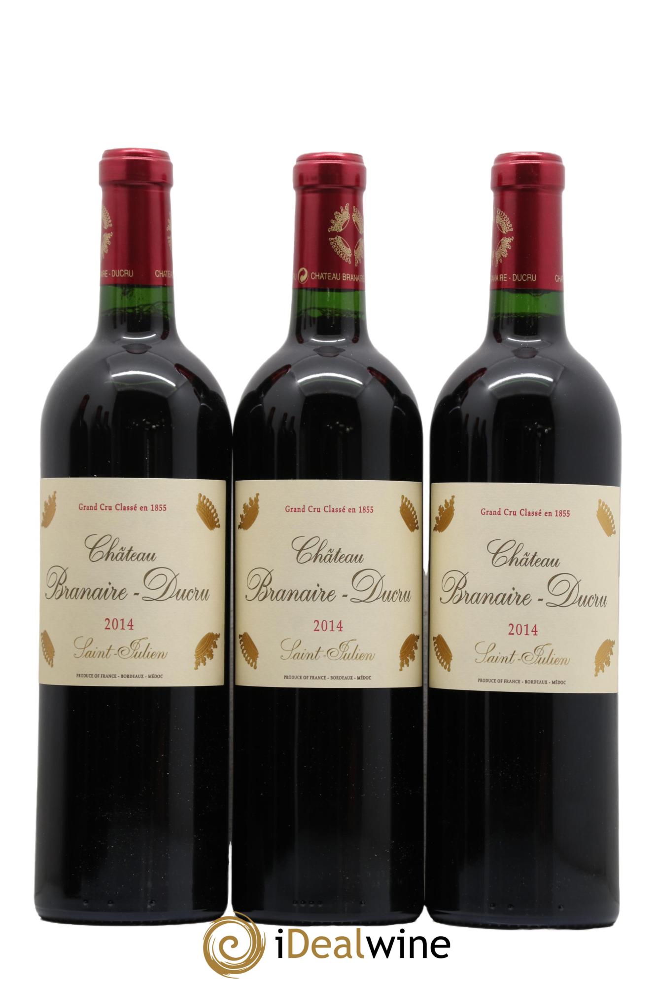 Château Branaire Ducru 4ème Grand Cru Classé 2014 - Posten von 6 Flaschen - 1