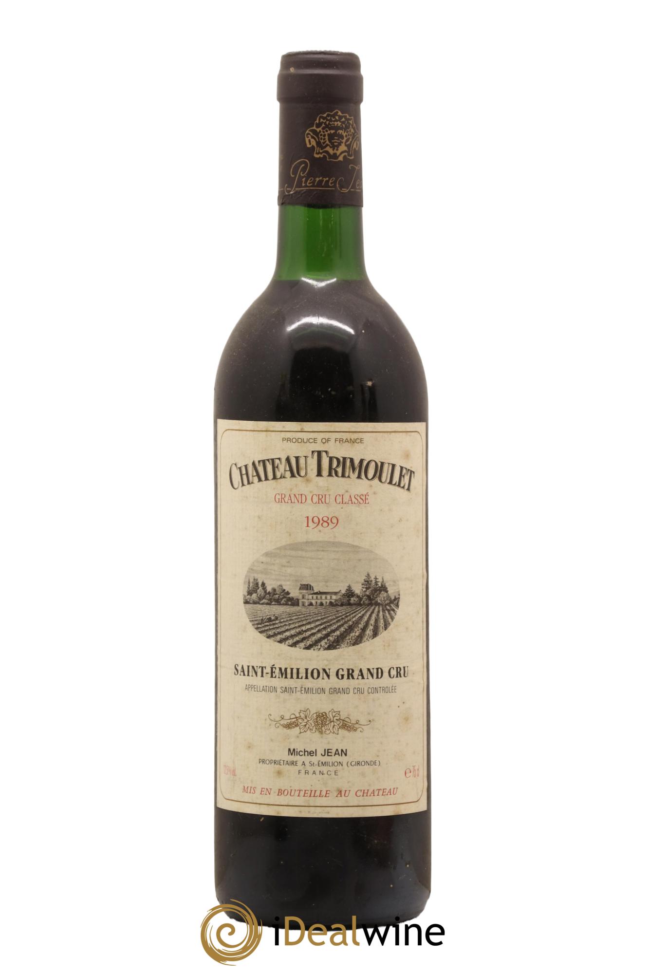 Château Trimoulet 1989 - Lot de 1 bouteille - 0