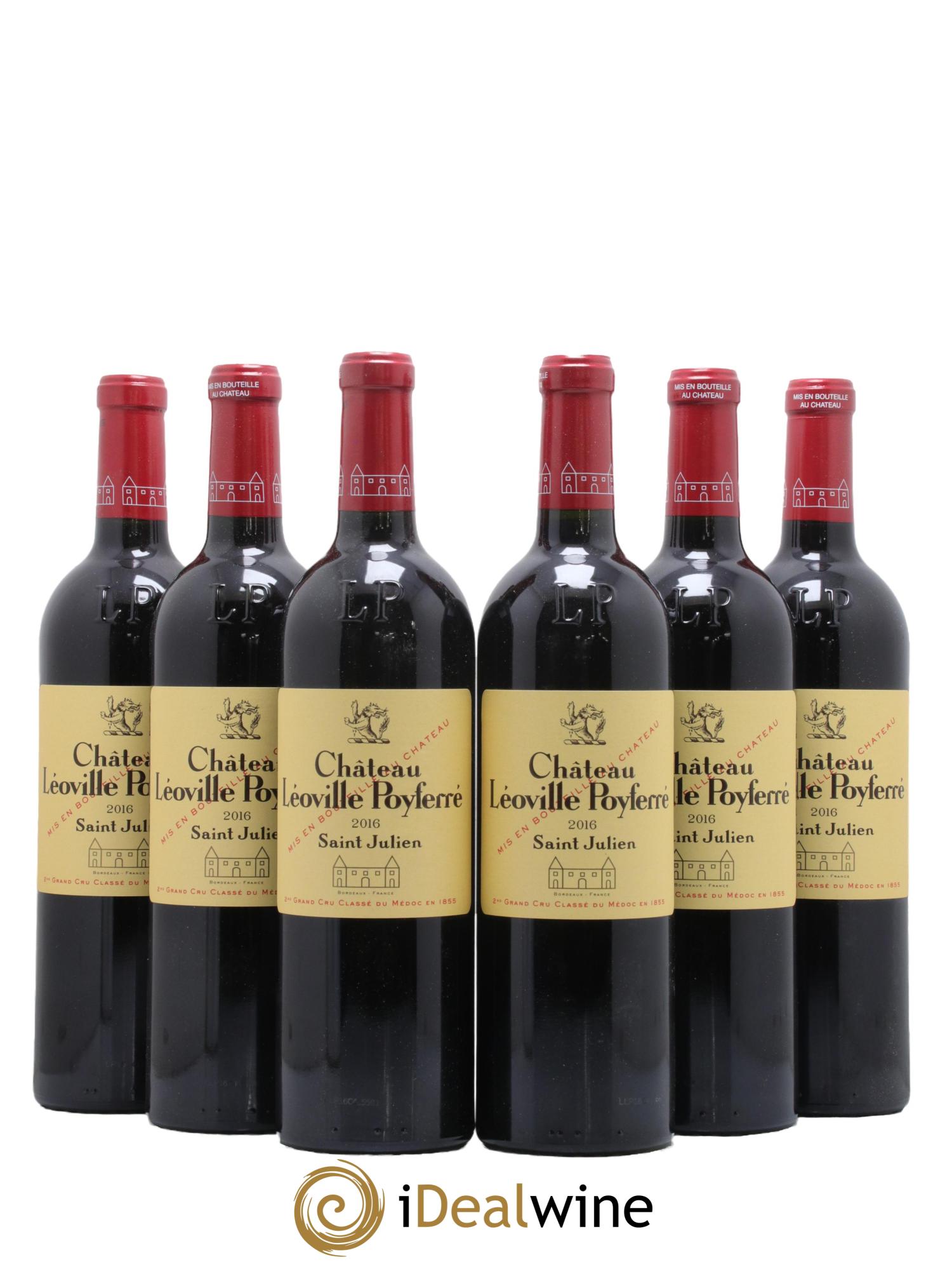 Château Léoville Poyferré 2ème Grand Cru Classé 2016 - Lot de 6 bouteilles - 0
