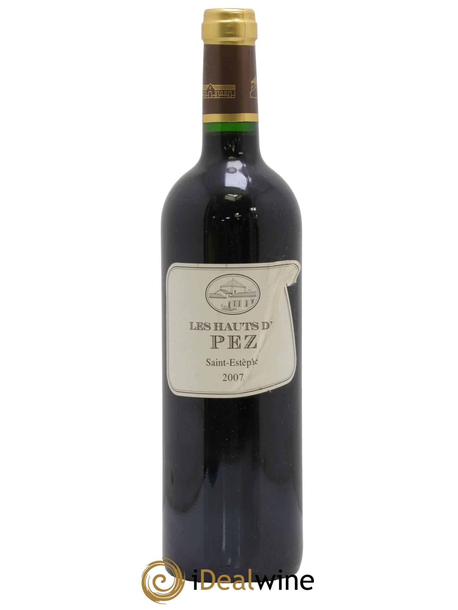 Saint-Estèphe Les Hauts De Pez 2007 - Lot de 1 bouteille - 0