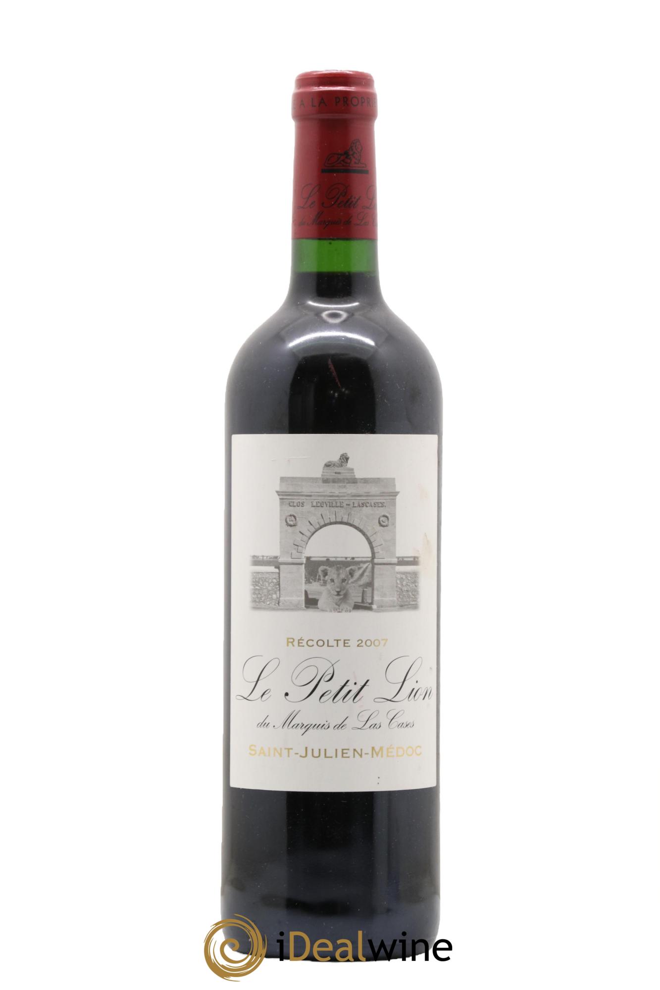 Le Petit Lion du Marquis de Las Cases Second Vin 2007 - Lot de 1 bouteille - 0