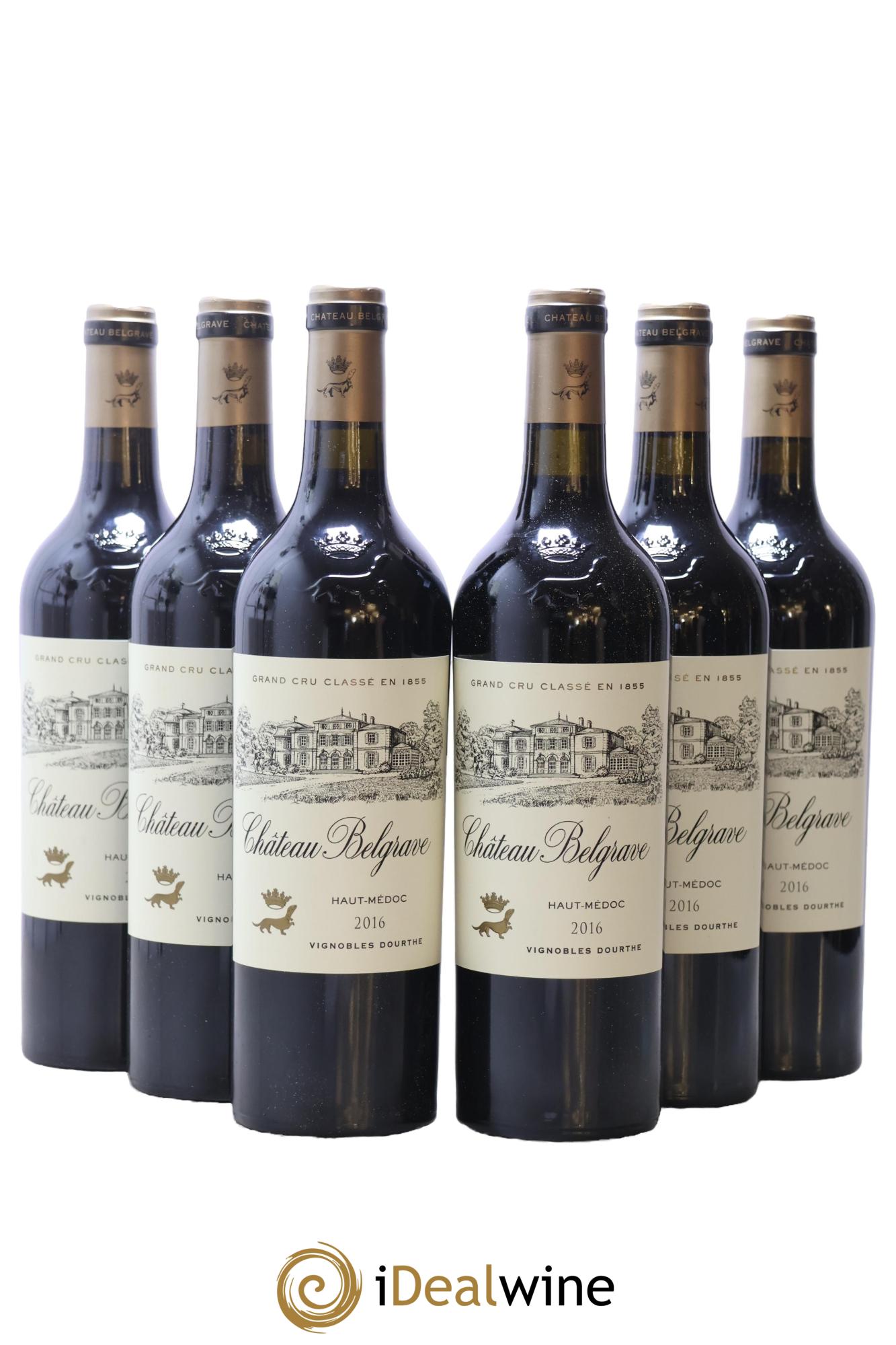 Château Belgrave 5ème Grand Cru Classé 2016 - Posten von 6 Flaschen - 0