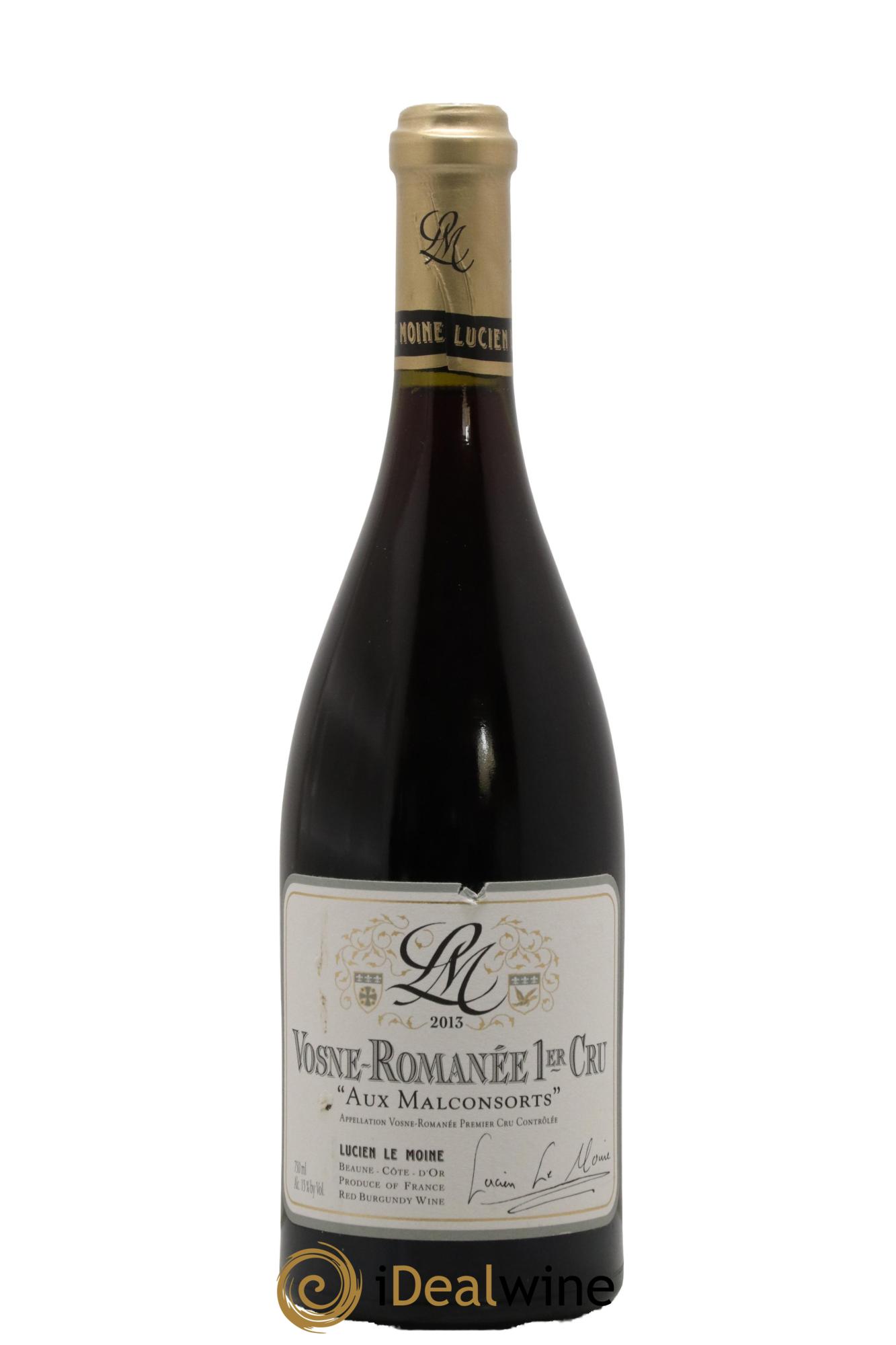 Vosne-Romanée 1er Cru Les Malconsorts Lucien Le Moine 2013 - Lot of 1 bottle - 0
