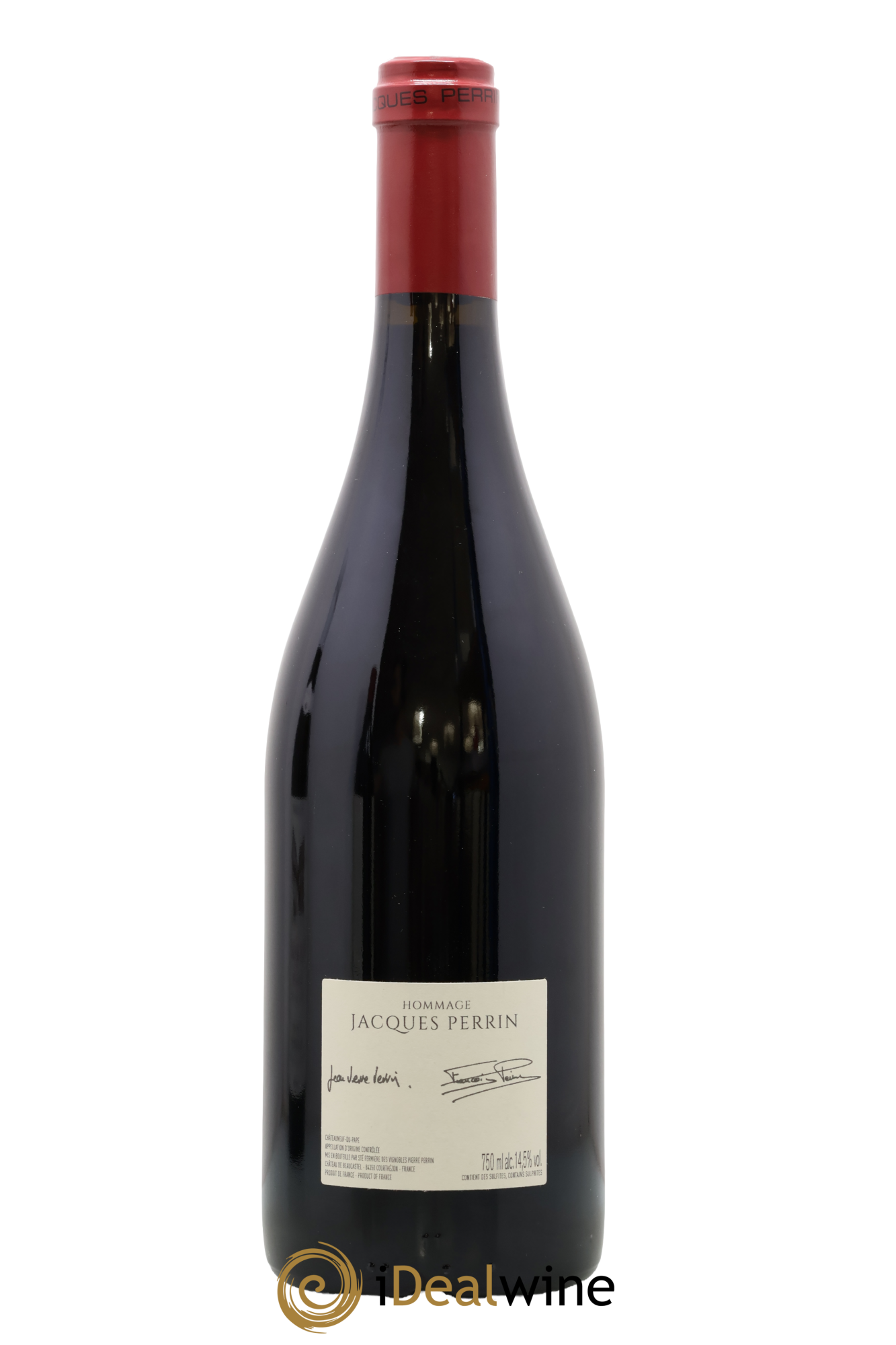 Châteauneuf-du-Pape Château de Beaucastel Hommage à Jacques Perrin Famille Perrin 2018 - Lot de 1 bouteille - 1