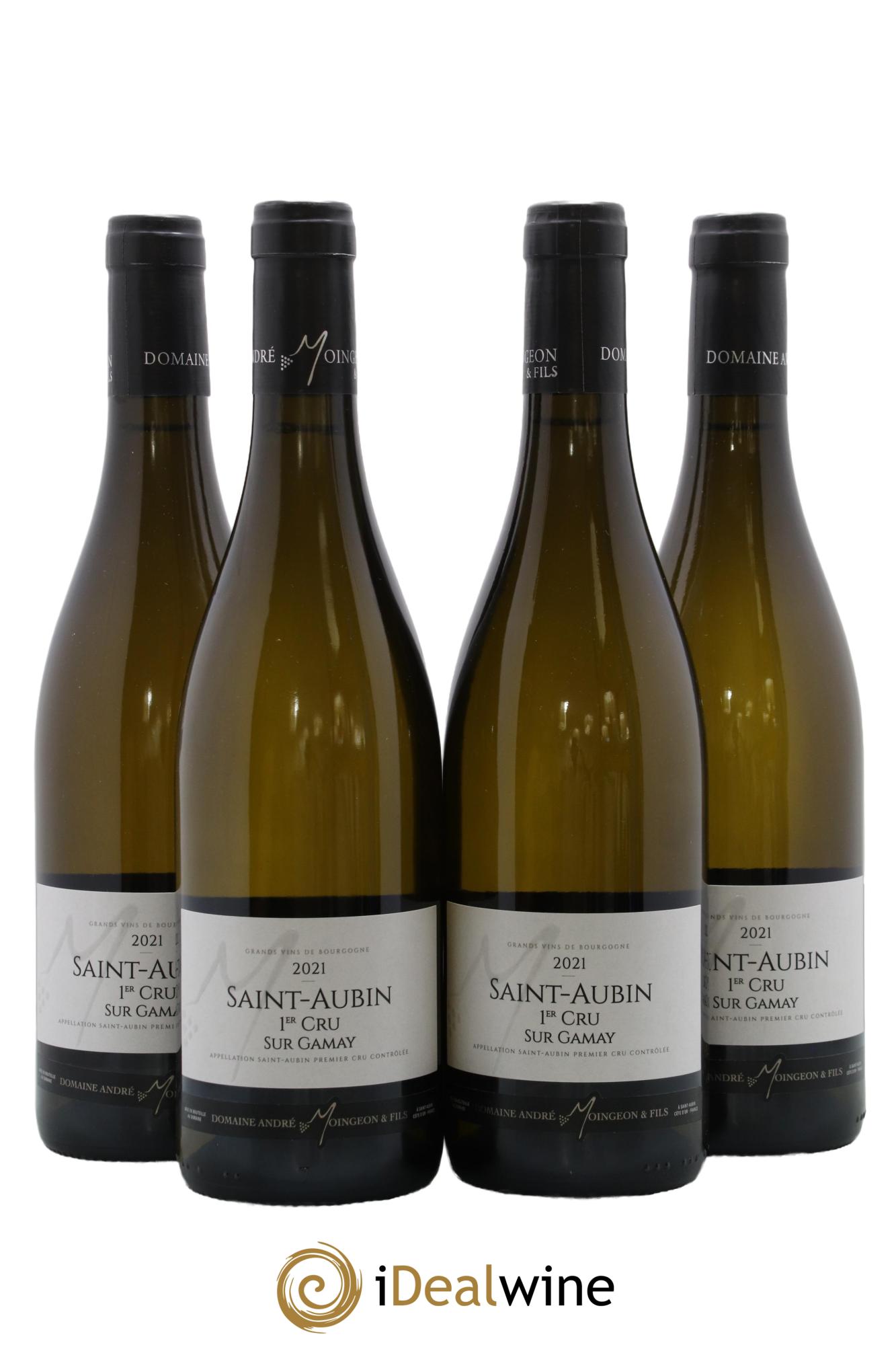 Saint-Aubin 1er Cru Sur Gamay Domaine Moingeon 2021 - Lot de 4 bouteilles - 0