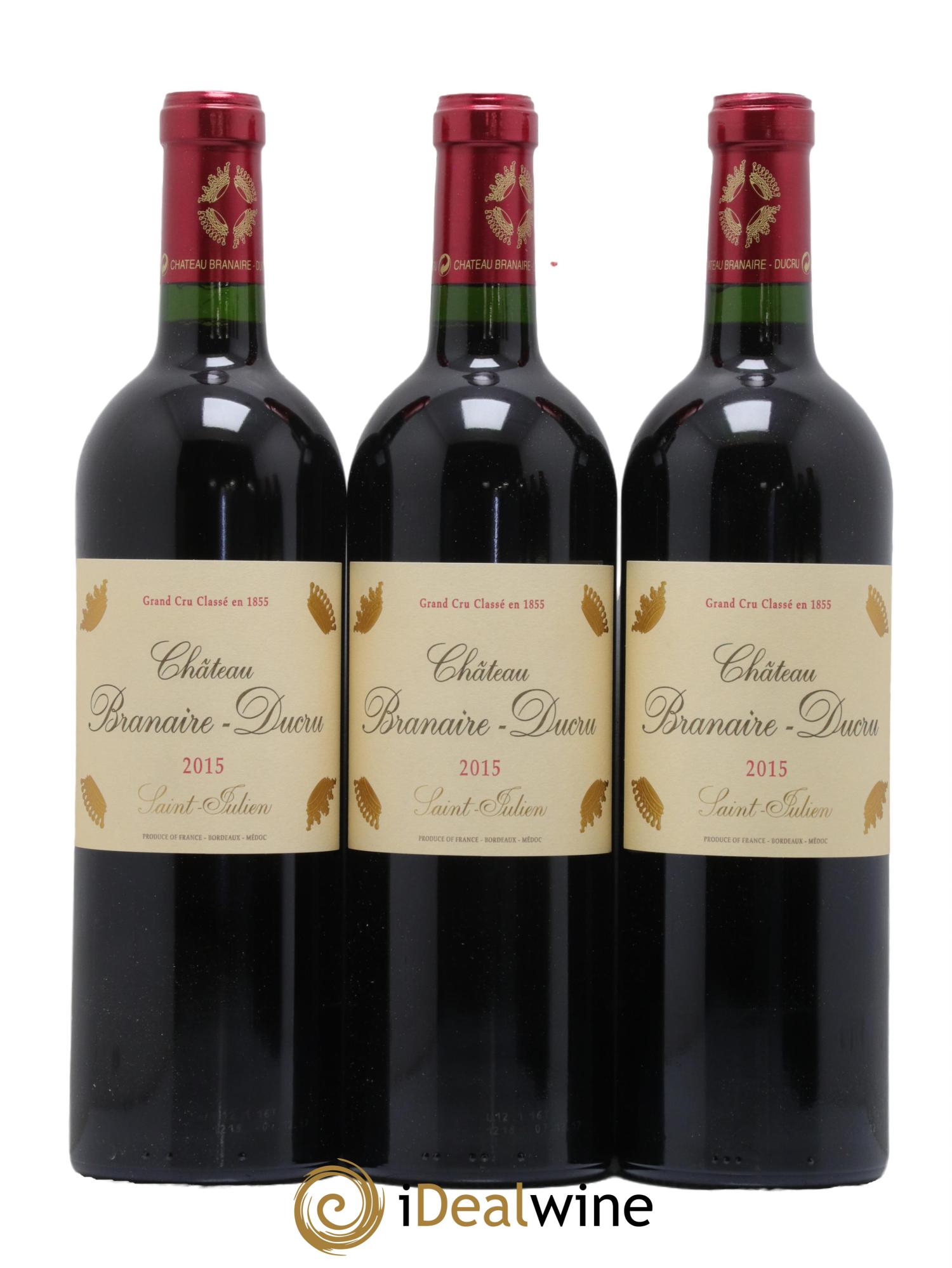 Château Branaire Ducru 4ème Grand Cru Classé 2015 - Lot de 6 bouteilles - 2