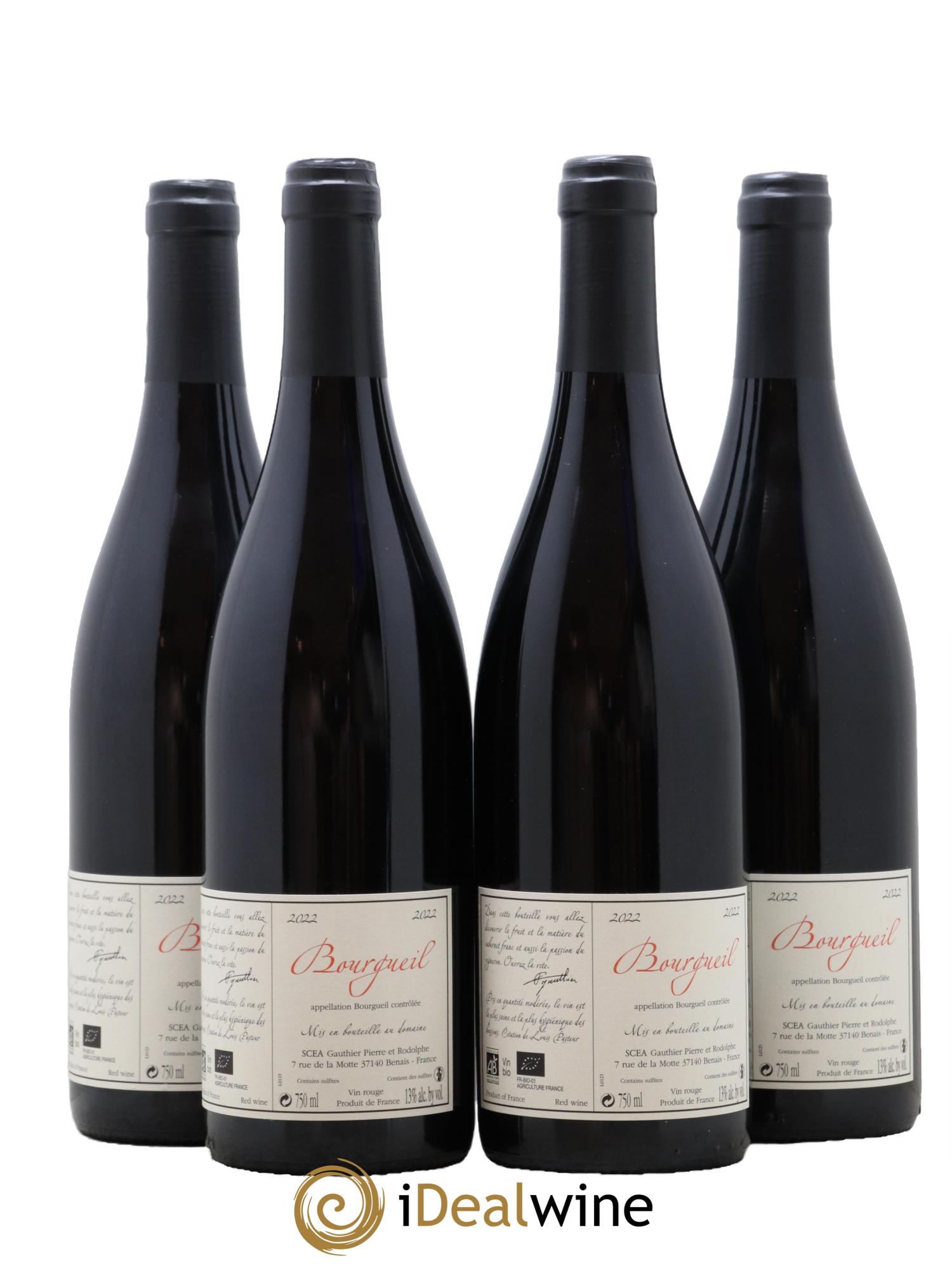 Bourgueil Jour de Soif Domaine du Bel Air 2022 - Lot de 4 bouteilles - 1