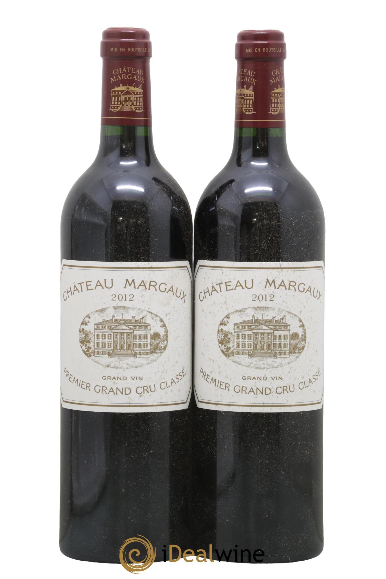 Château Margaux 1er Grand Cru Classé 2012 - Lot de 2 bouteilles - 0