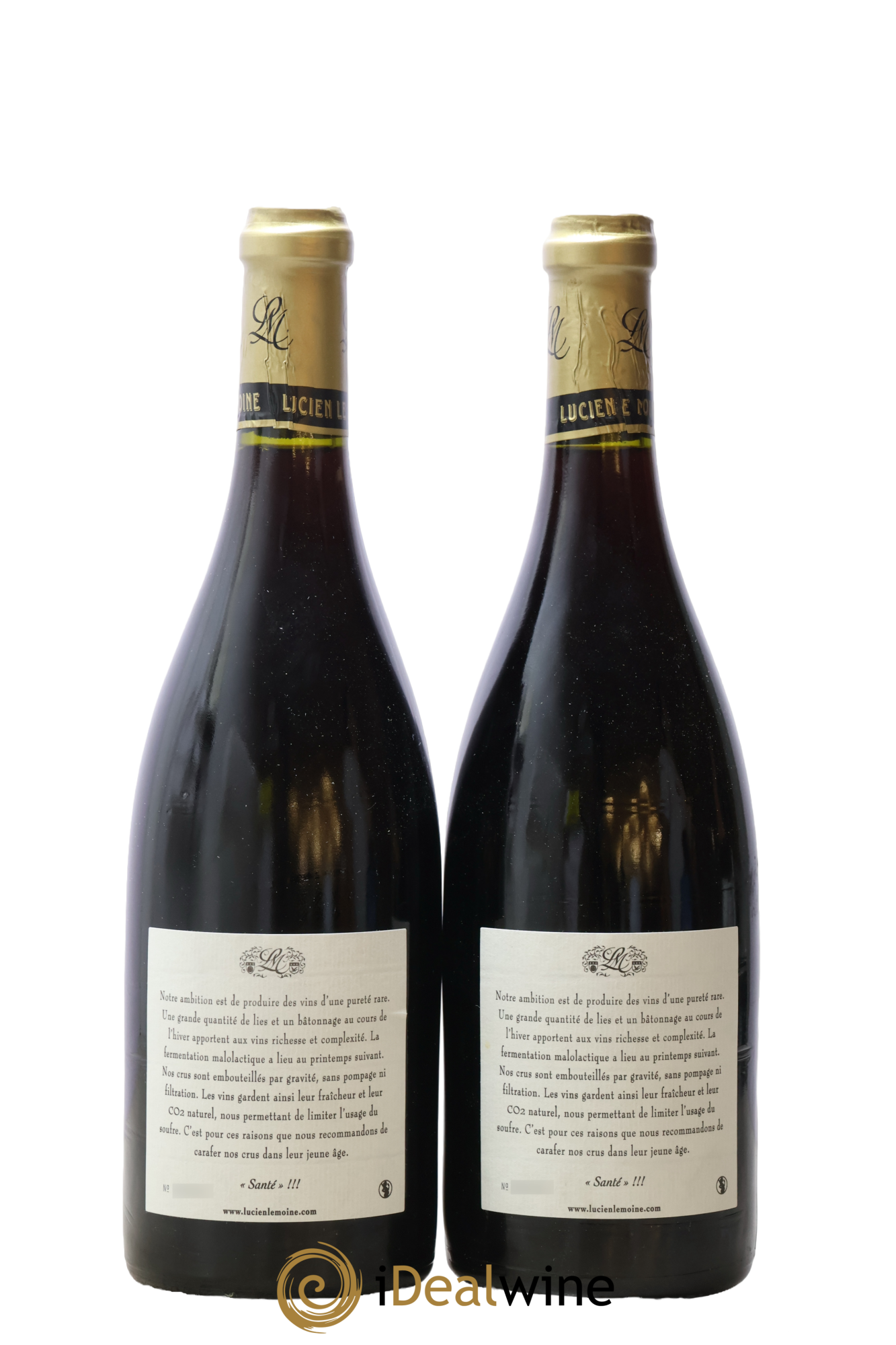 Romanée-Saint-Vivant Grand Cru Lucien Le Moine 2007 - Lot de 2 bouteilles - 1