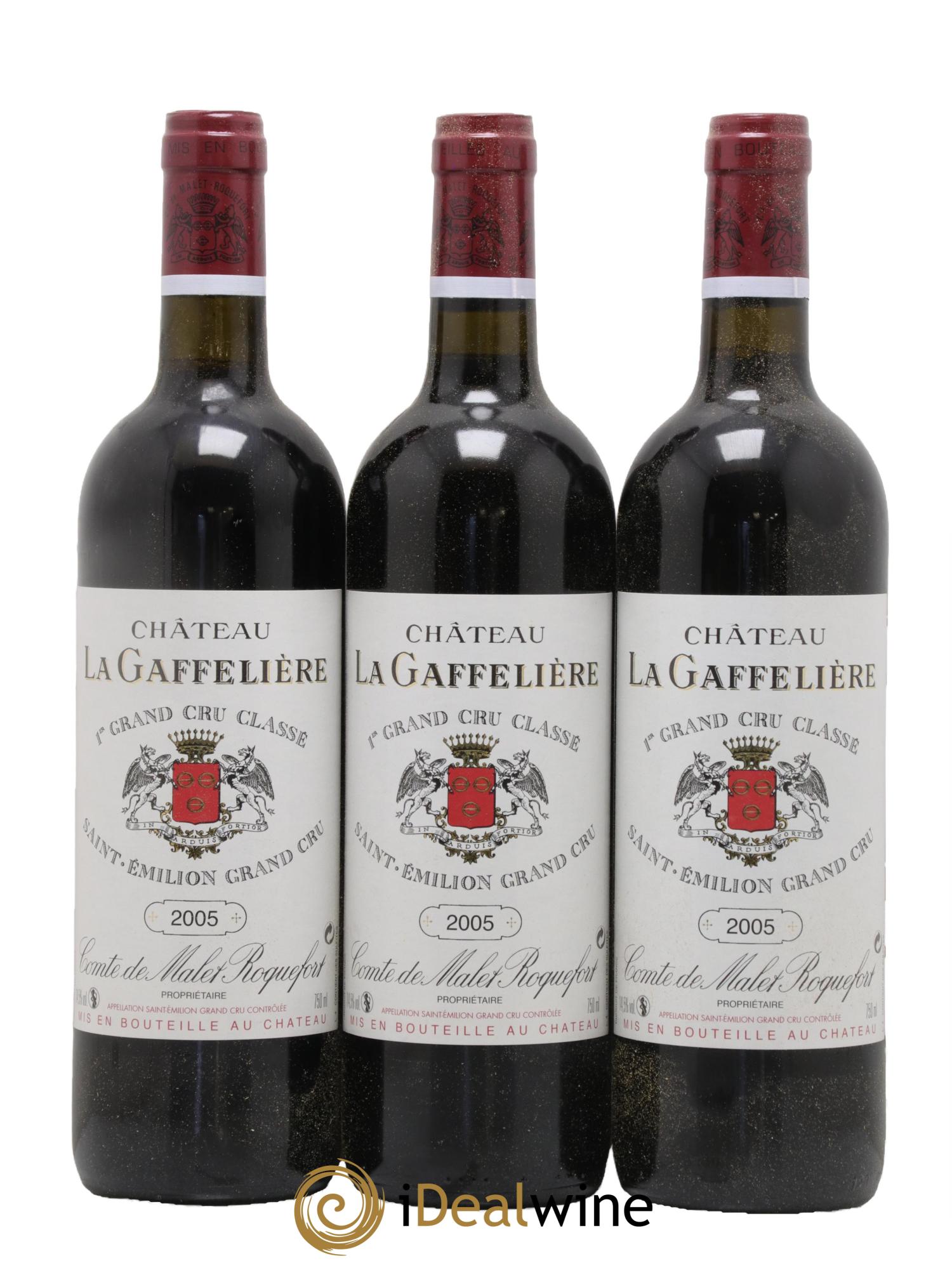 Château la Gaffelière 1er Grand Cru Classé B 2005 - Lot de 3 bouteilles - 0