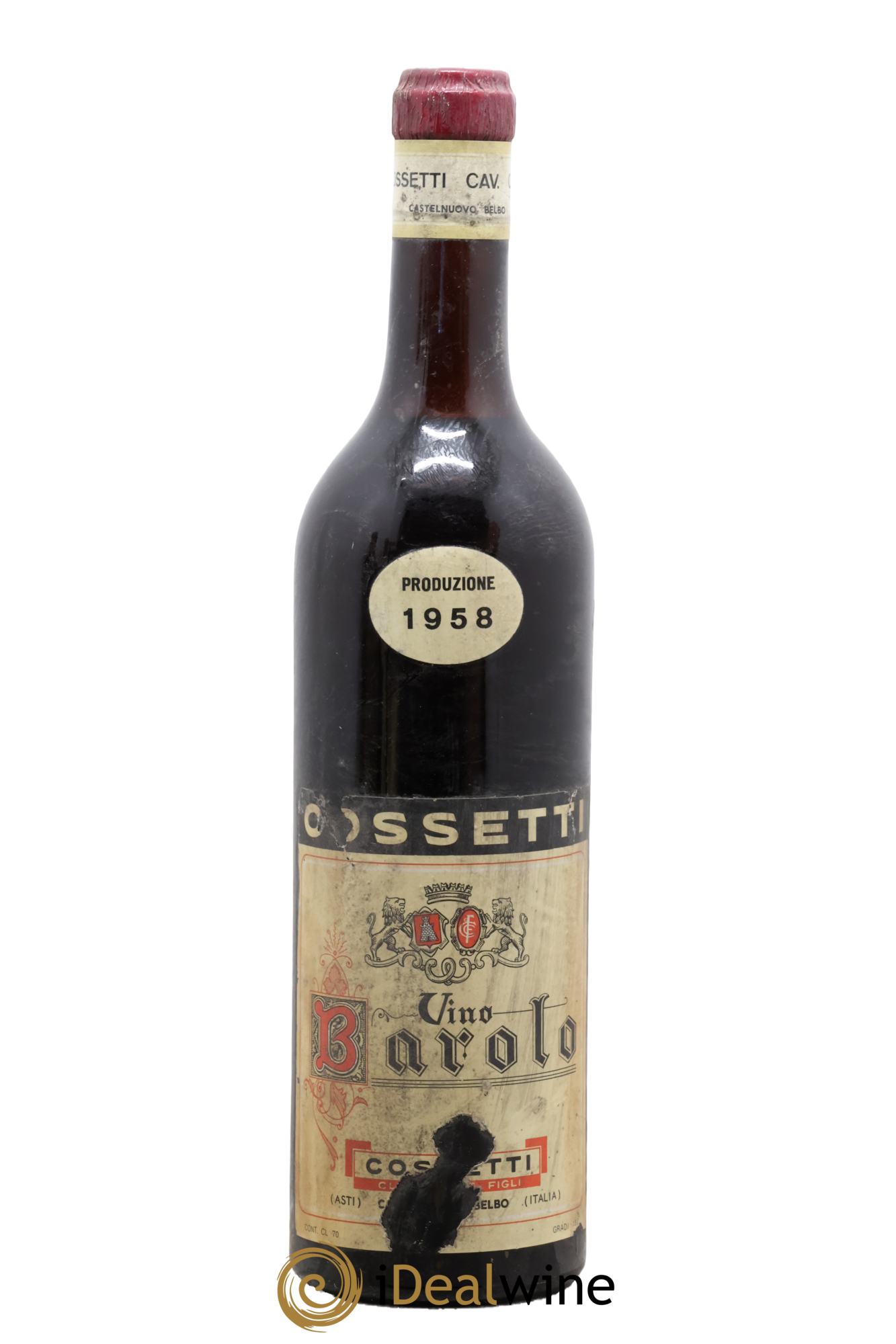 Barolo Cossetti 1958 - Lot of 1 bottle - 0