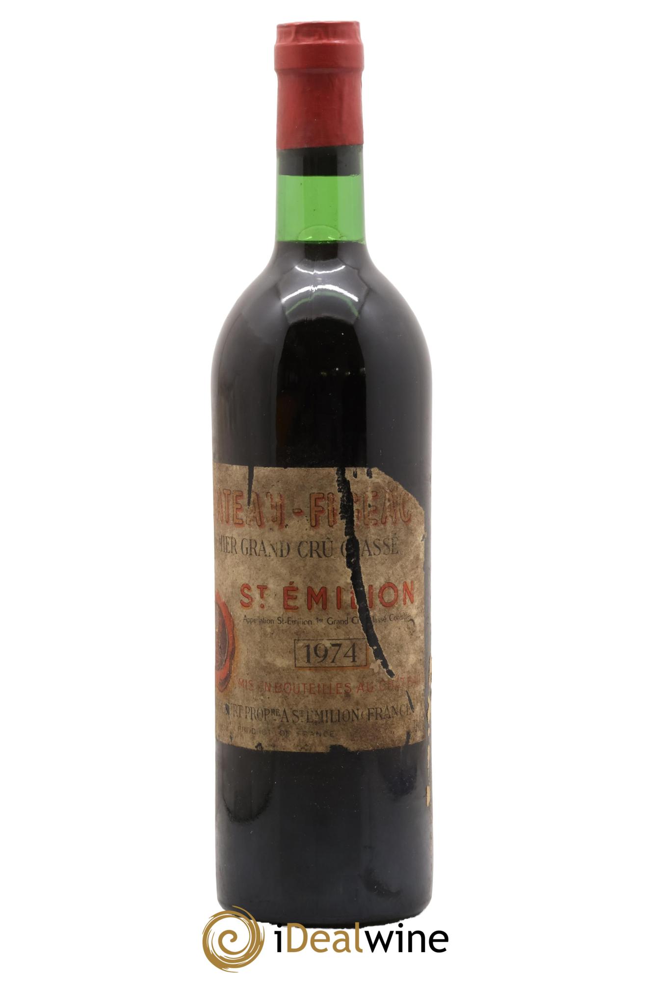 Château Figeac 1er Grand Cru Classé A 1974 - Lot de 1 bouteille - 0