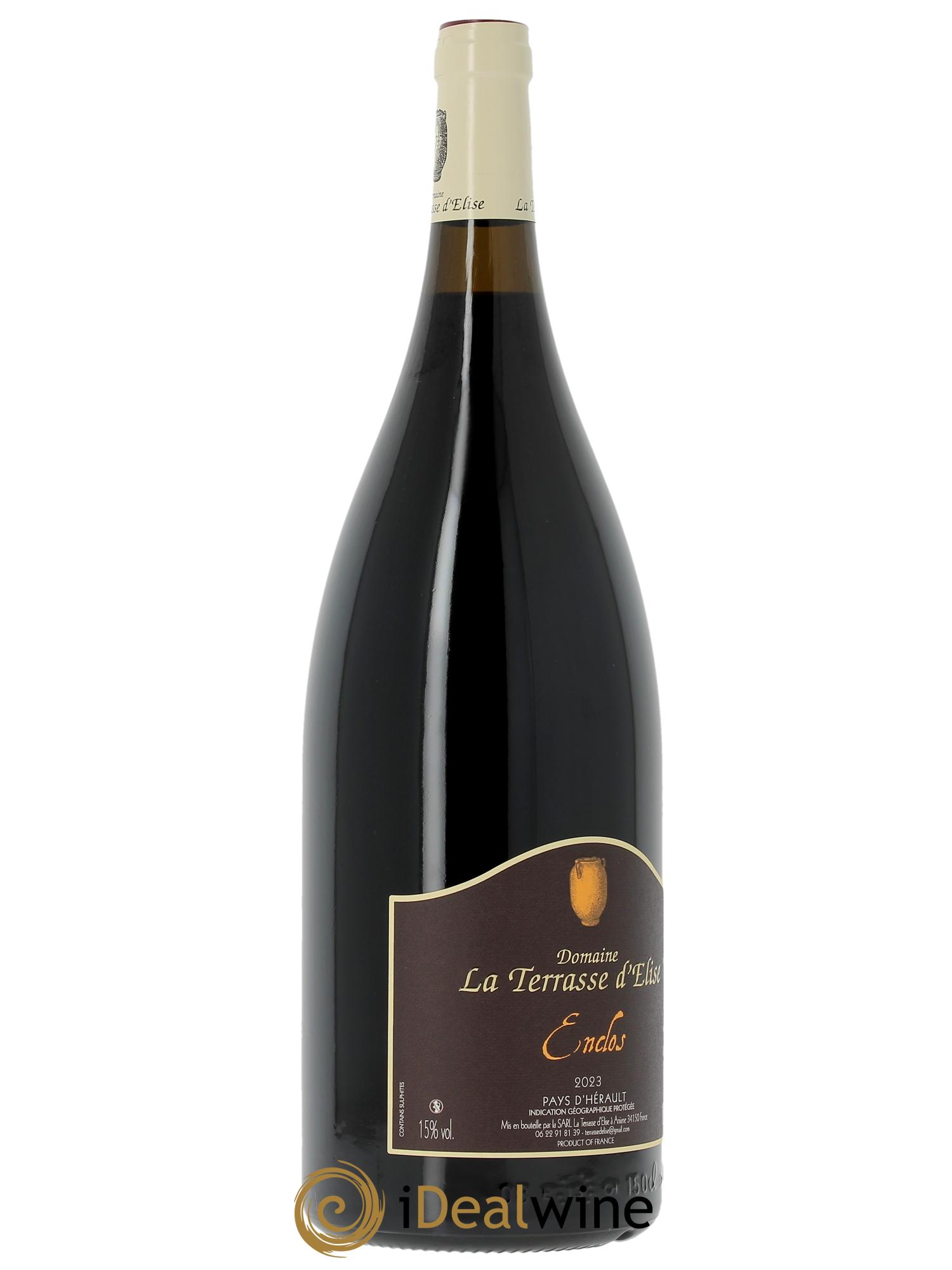 IGP Pays d'Hérault L'Enclos Terrasse d'Elise (Domaine de la)  2023 - Lotto di 1 magnum - 2