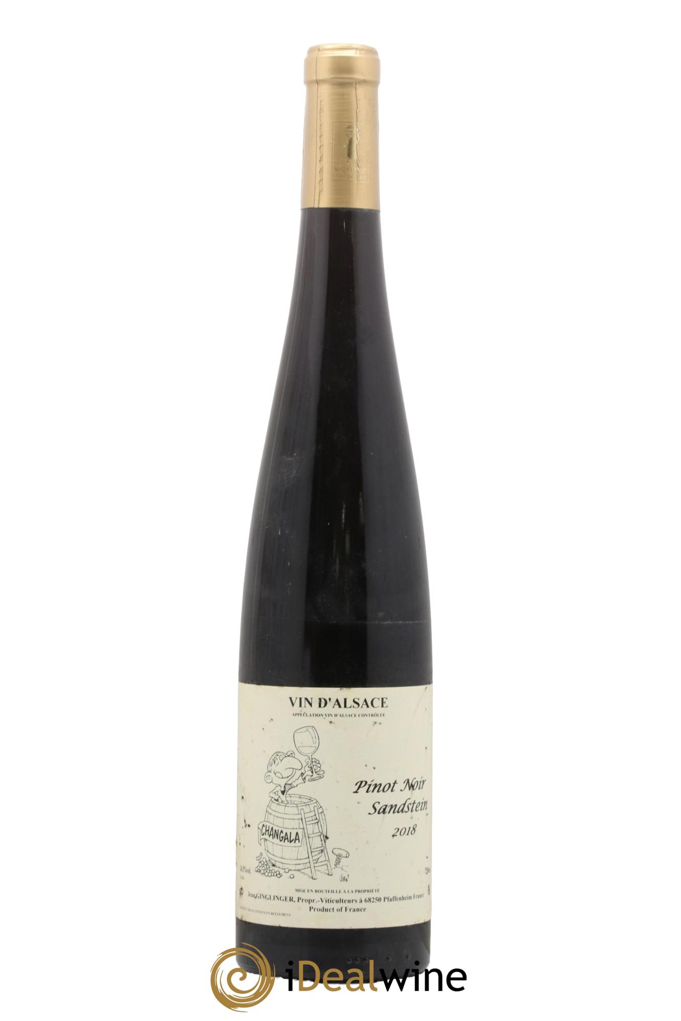 Pinot Noir Sandstein Ginglinger 2018 - Lot de 1 bouteille - 0