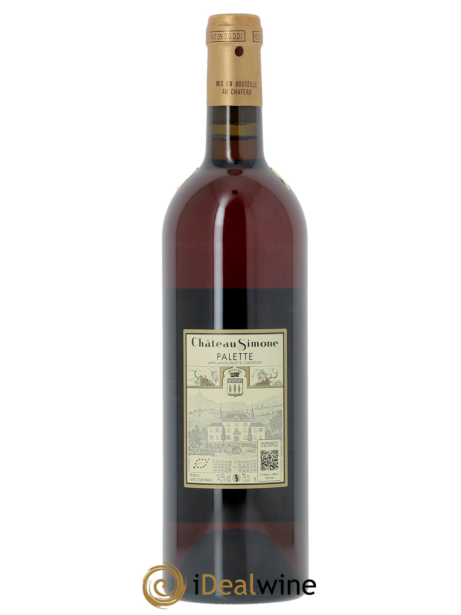 Palette Château Simone Famille Rougier  2024 - Lot de 1 bouteille - 1