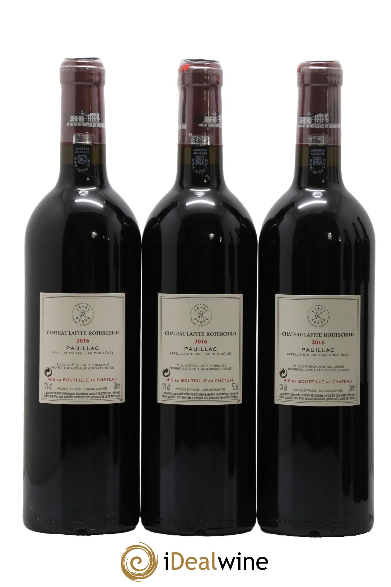 Château Lafite Rothschild 1er Grand Cru Classé 2016 - Lot de 6 bouteilles - 2