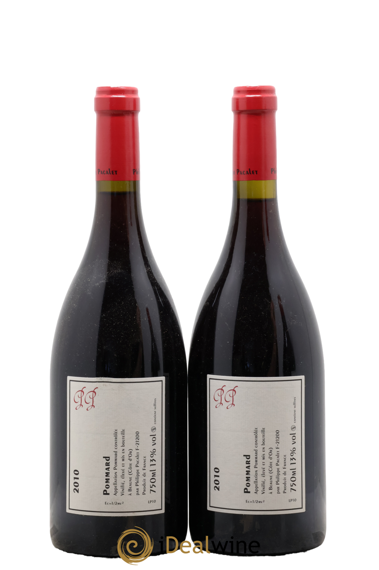 Pommard Philippe Pacalet 2010 - Lot de 2 bouteilles - 1
