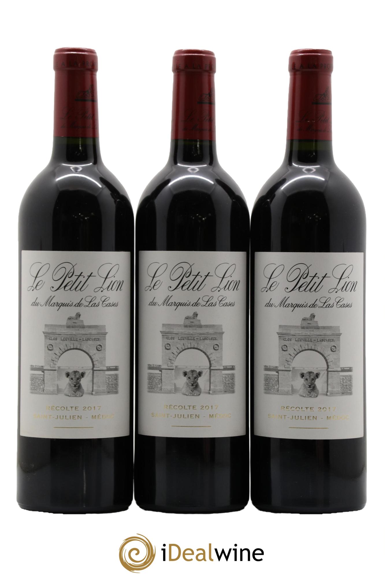 Le Petit Lion du Marquis de Las Cases Second Vin 2017 - Lot de 3 bouteilles - 0